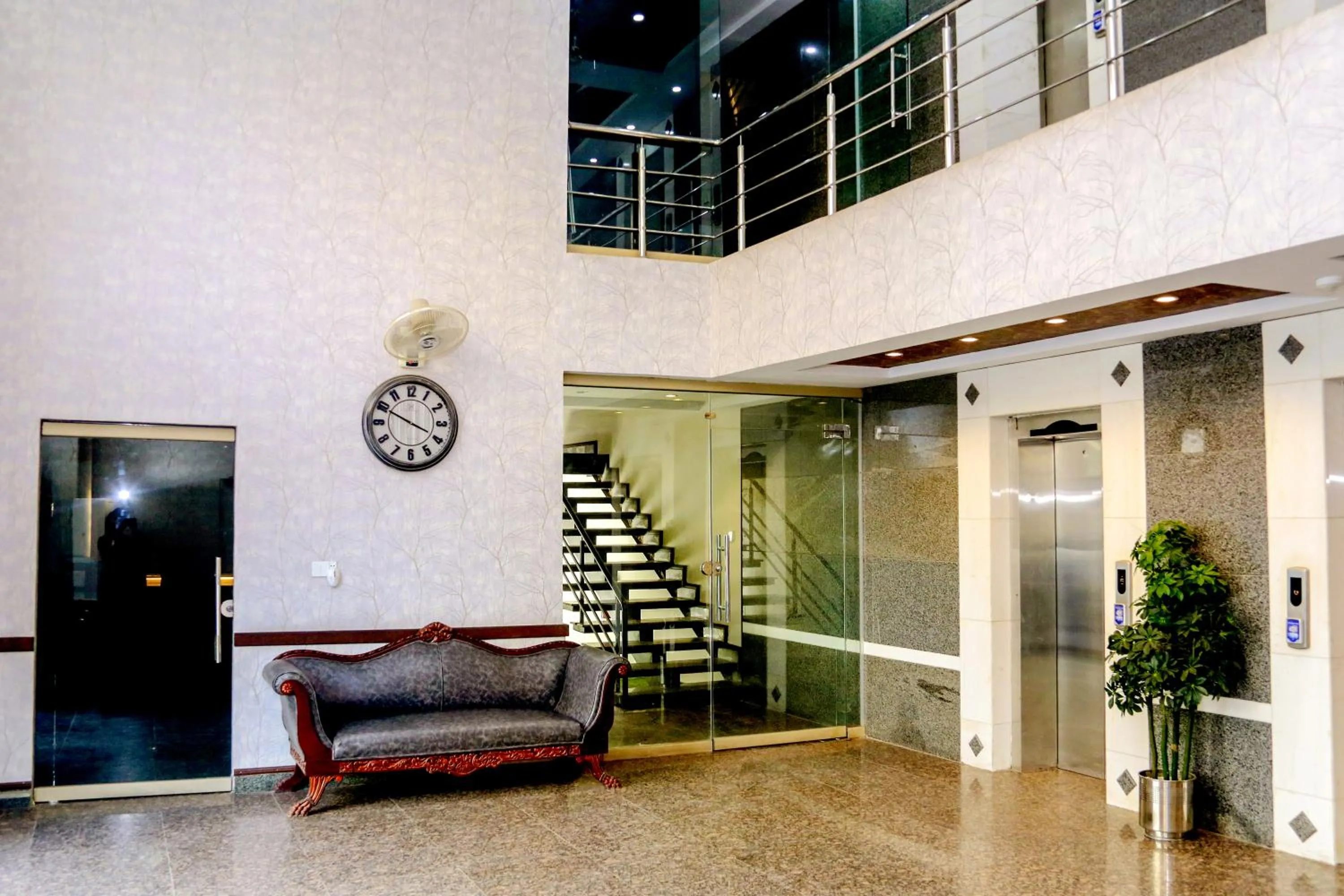 Seating area in Gulberg Suites