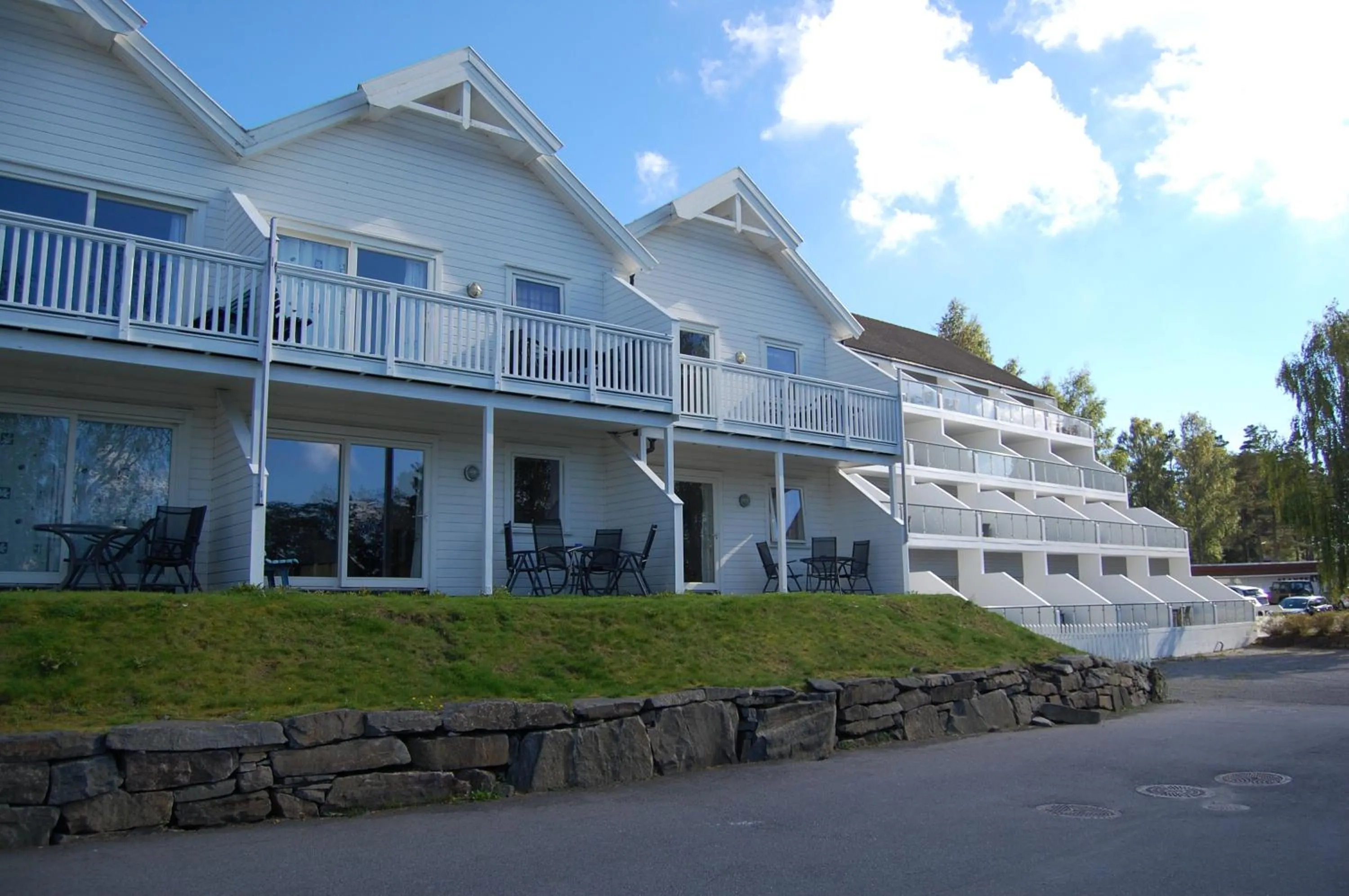 Property building in Hamresanden Resort as