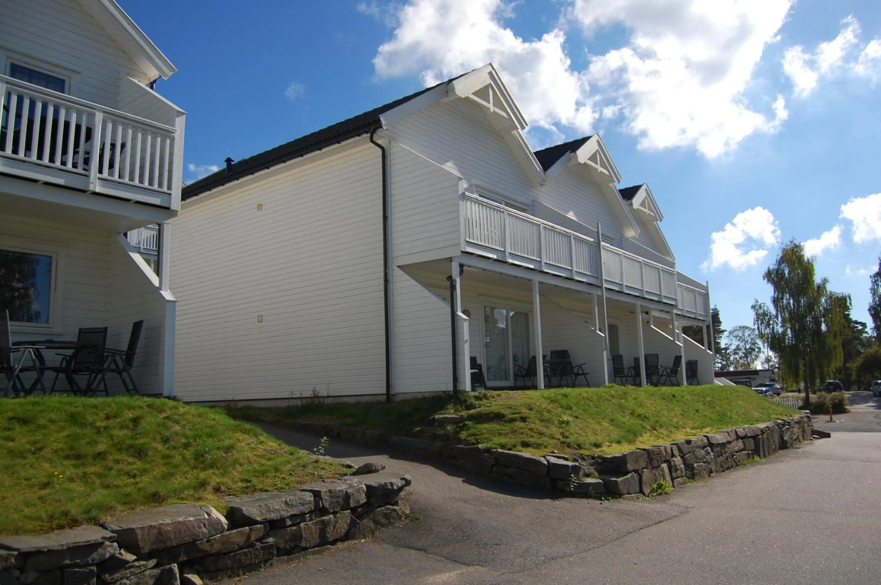 Property building in Hamresanden Resort as