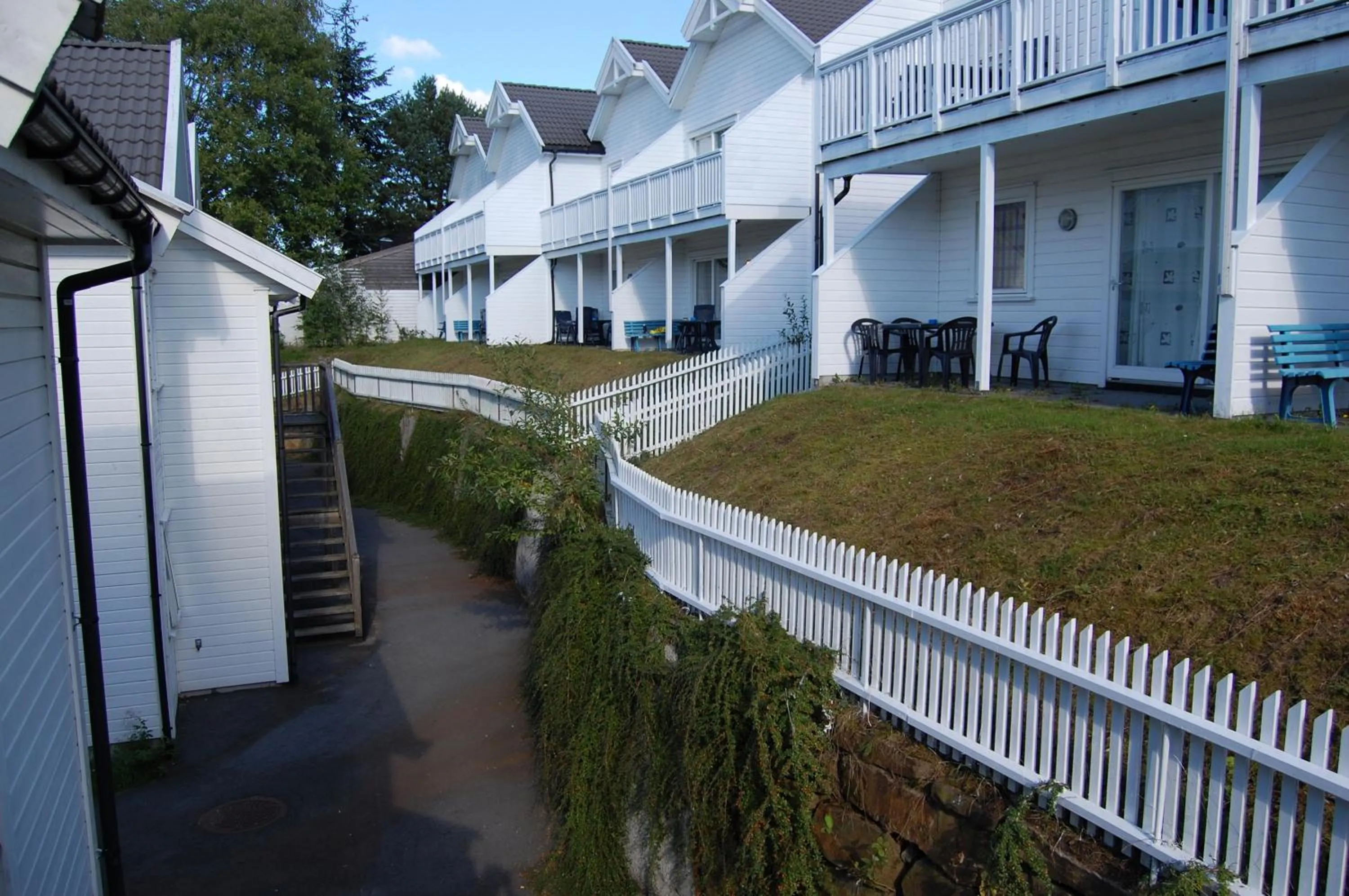 Patio in Hamresanden Resort as
