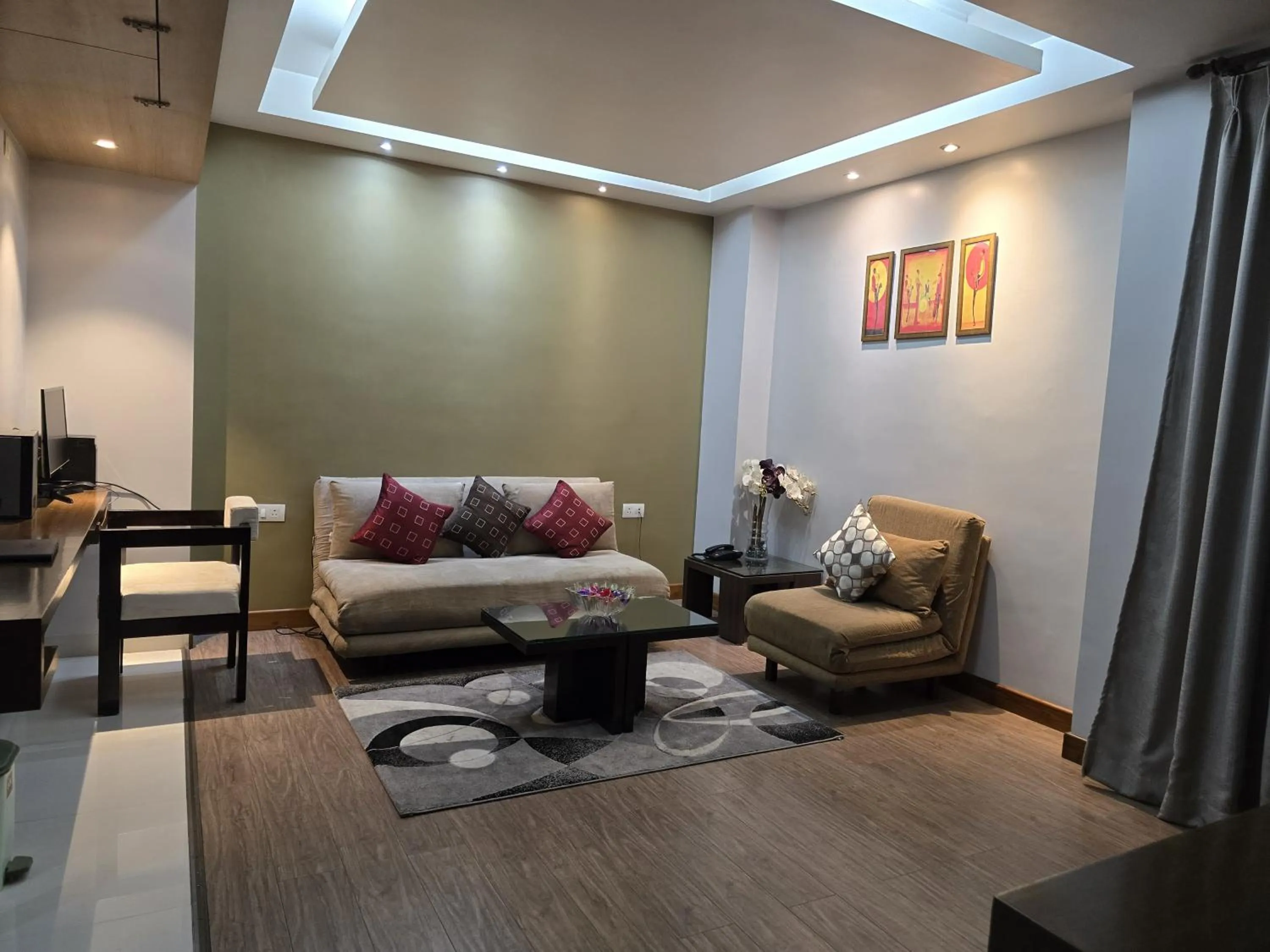 Seating area in Hotel Daaysco Oley Allo