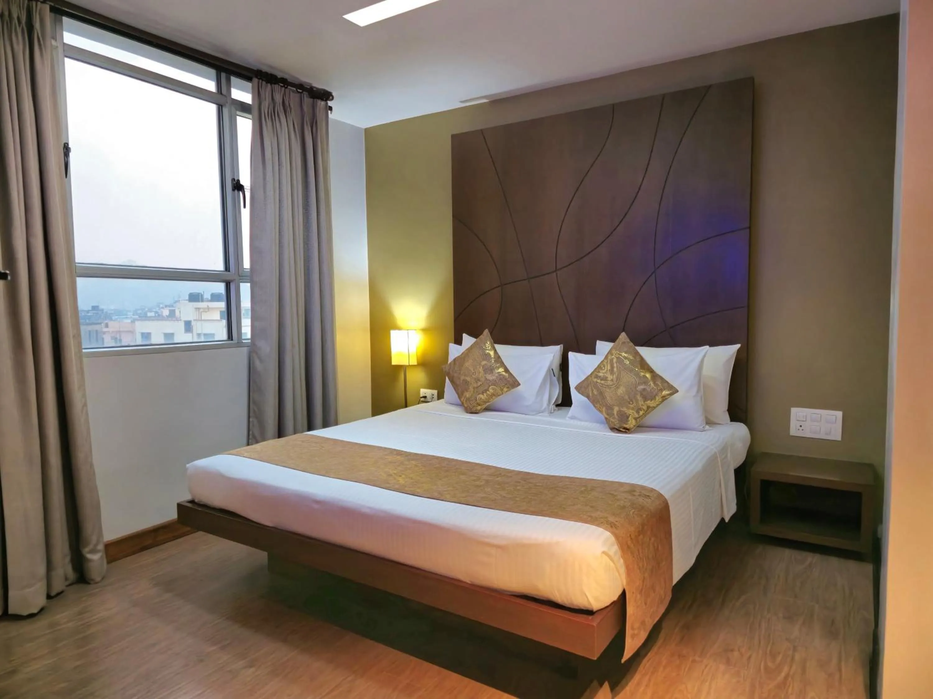 Bed in Hotel Daaysco Oley Allo