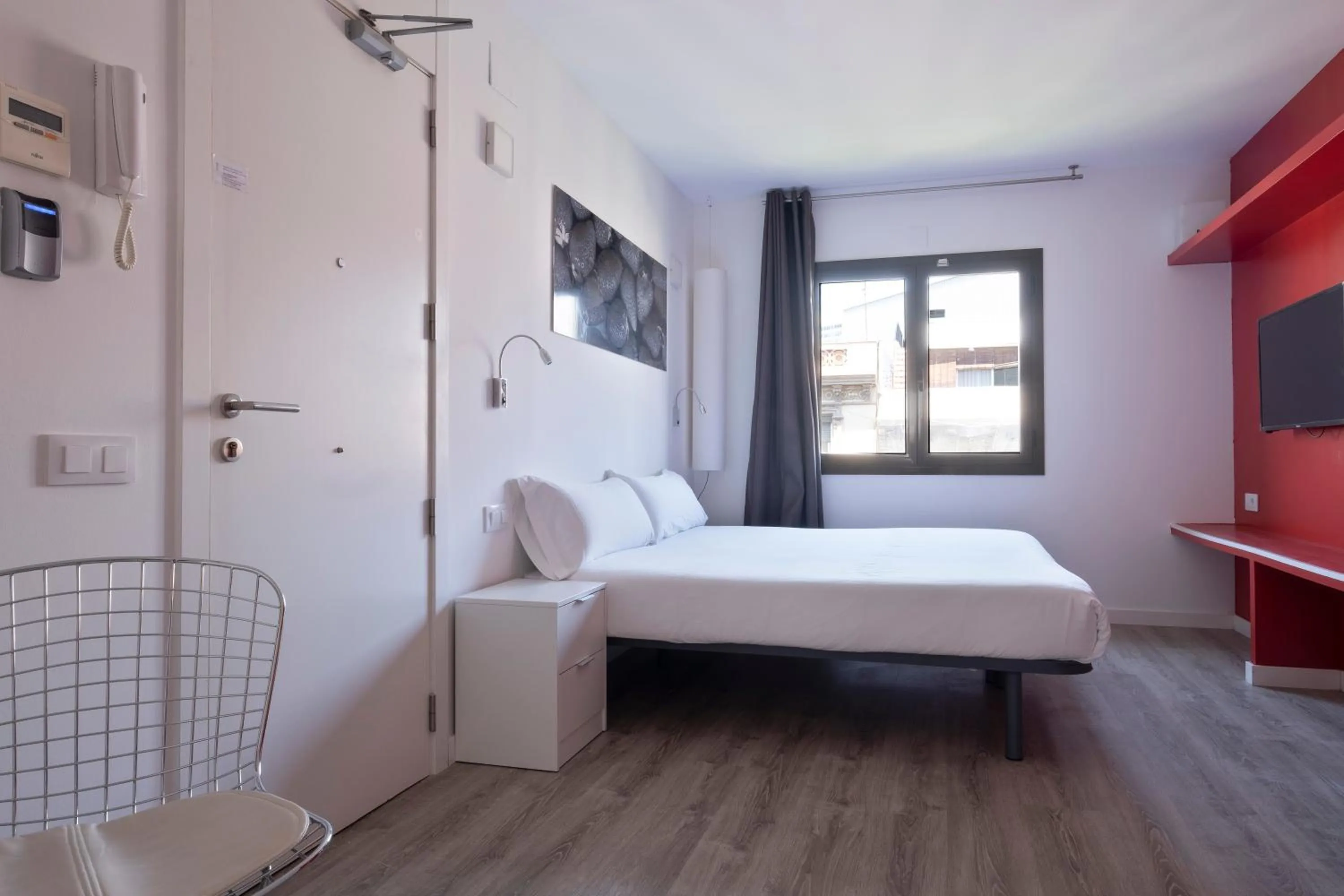 Bedroom, Bed in Habitat Apartments ADN