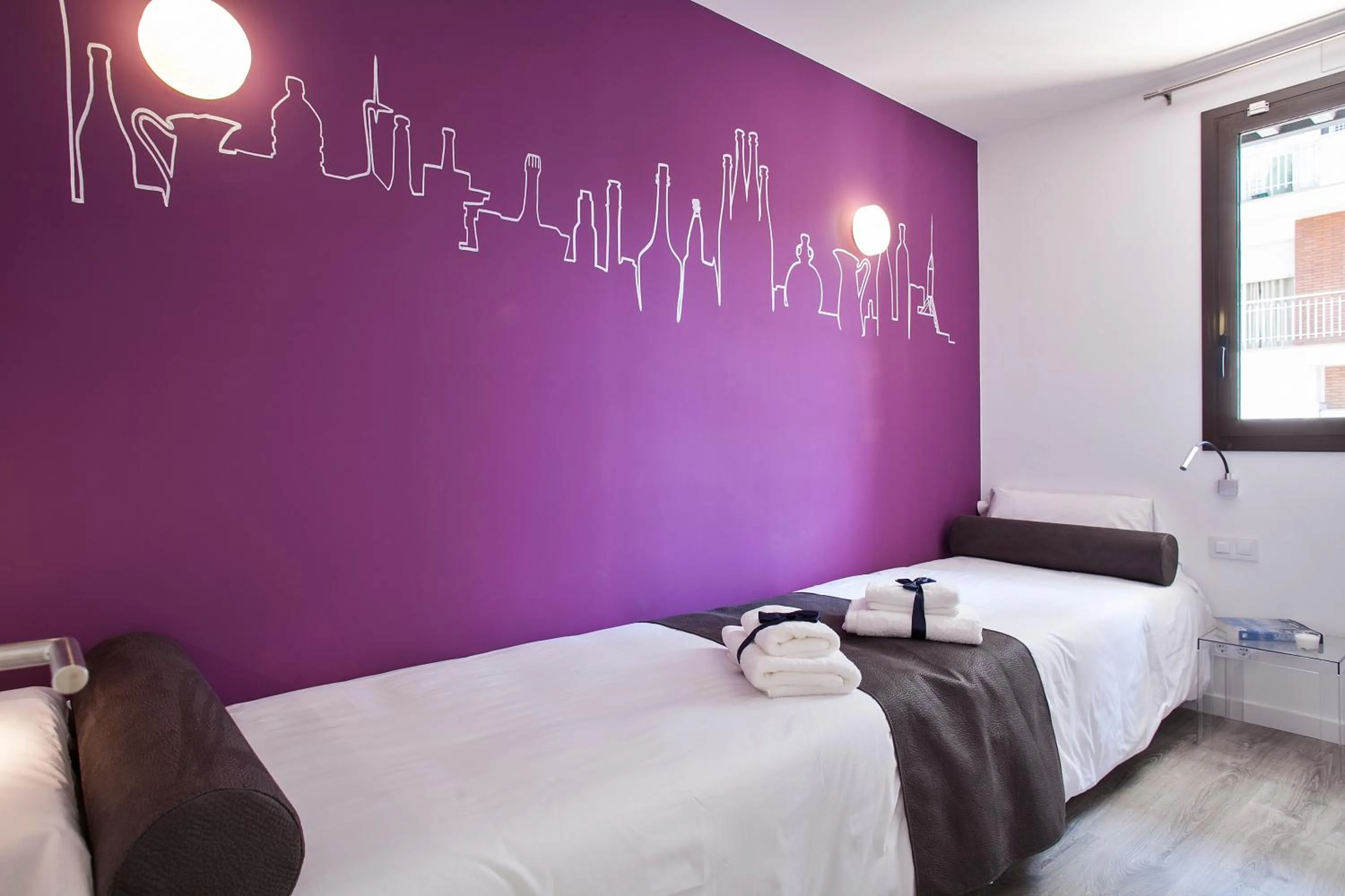 Bedroom, Bed in Habitat Apartments ADN