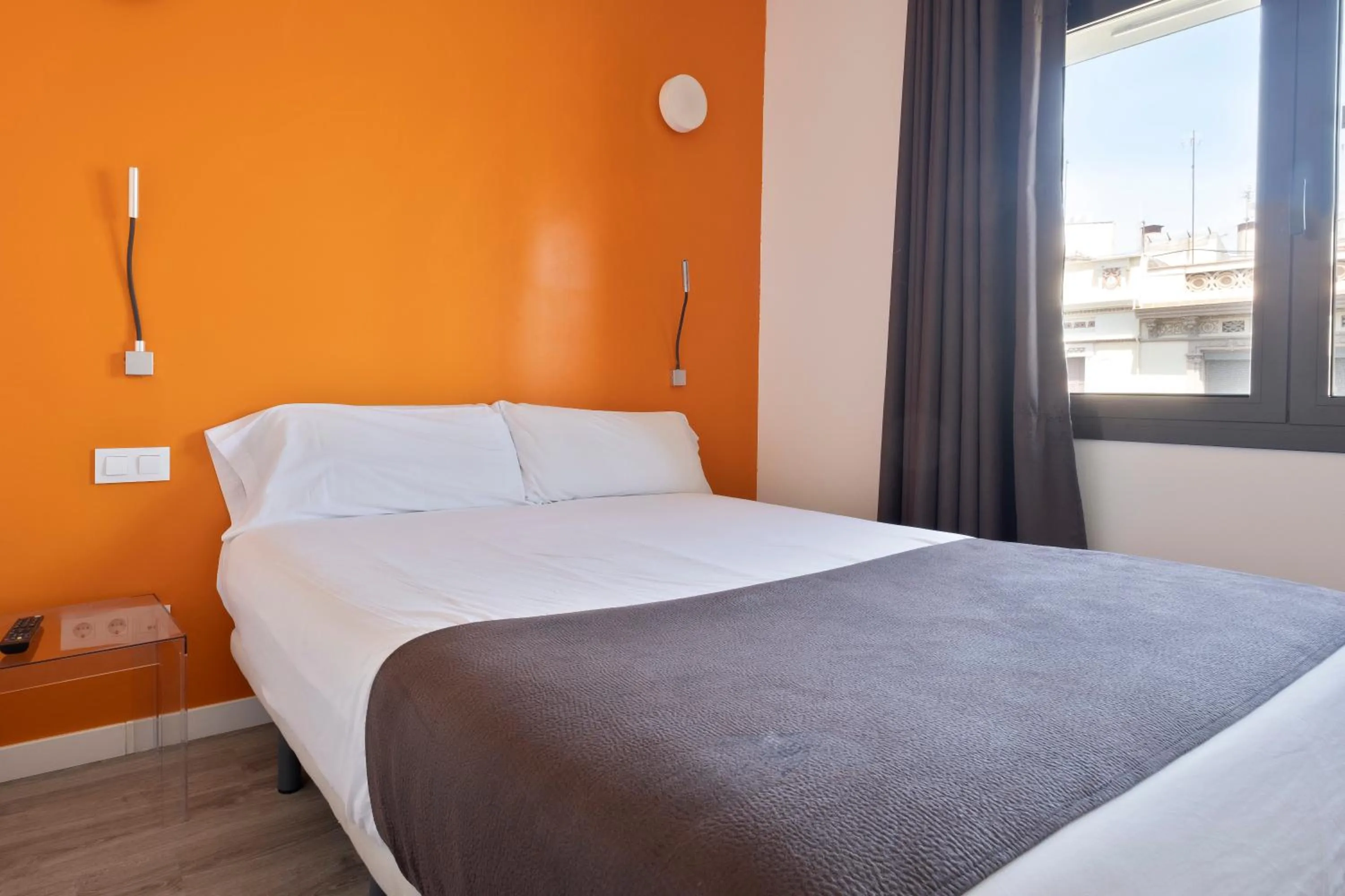 Bedroom, Bed in Habitat Apartments ADN