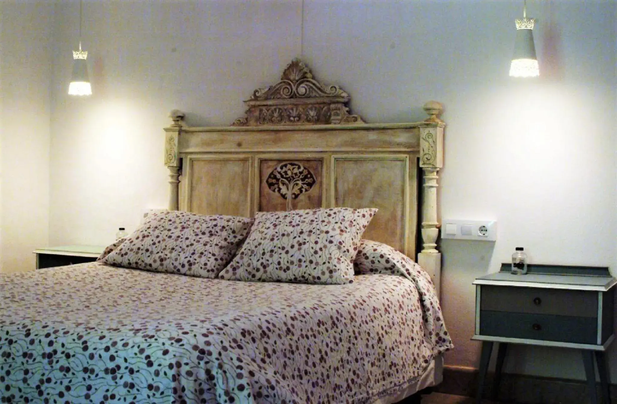 Bedroom, Bed in Hostal Montsoliu Bedroom, Bed in Hostal Montsoliu