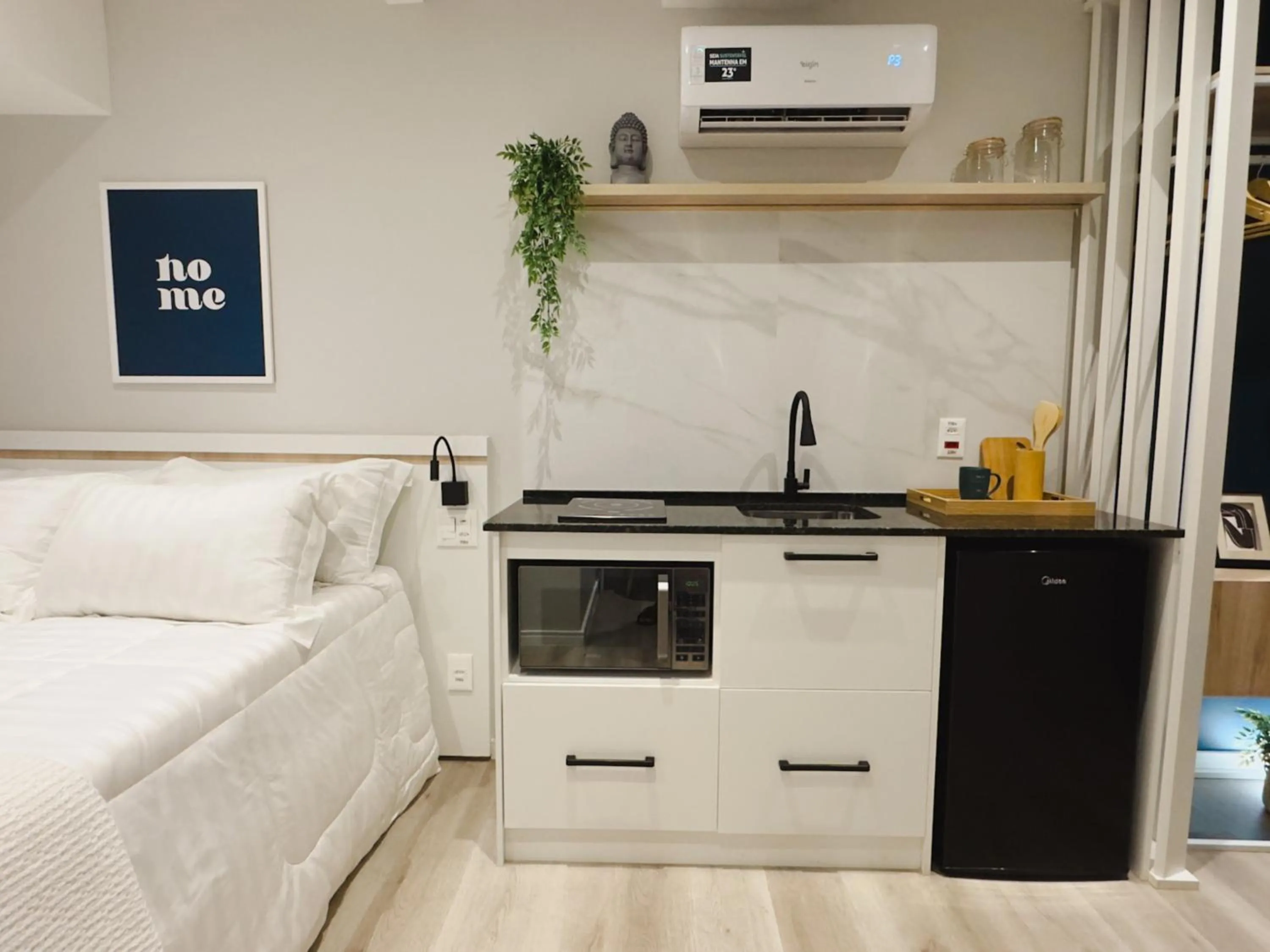 Kitchen or kitchenette in Apê Pátio Paulista