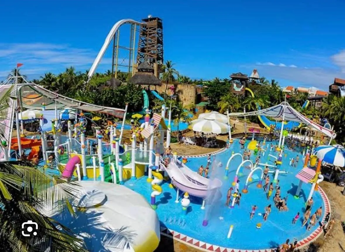 Aqua park in Village Cartier Beach