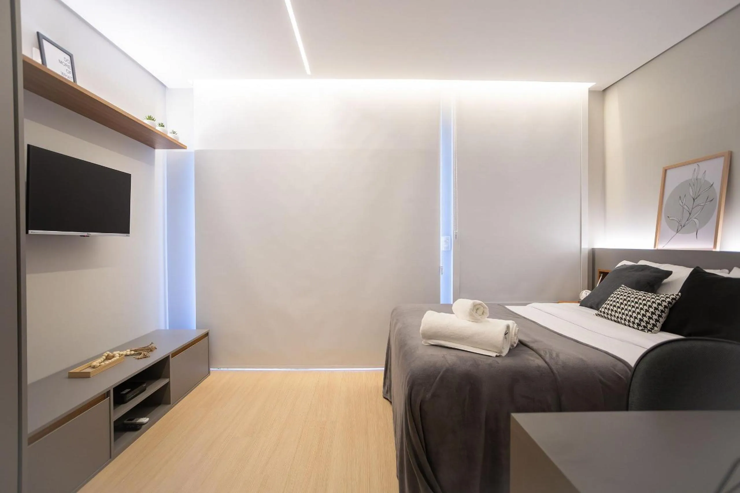 Bedroom, Bed in Nex One Ministro Ferreira Alves
