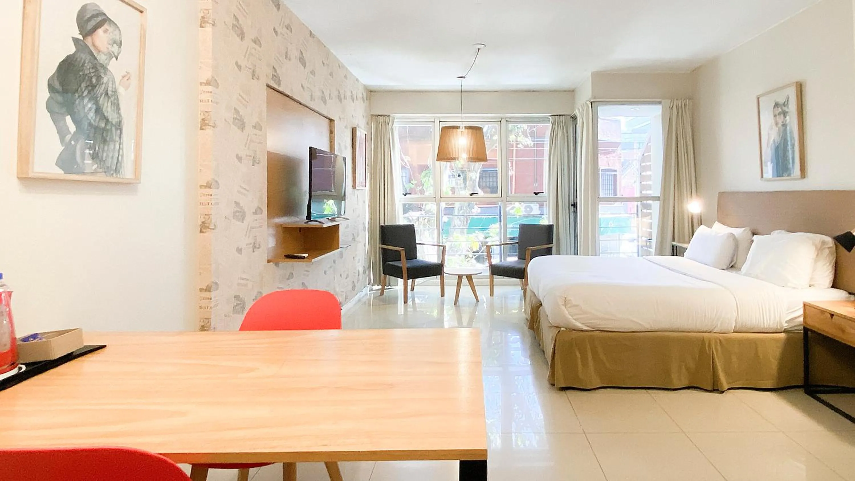 Property building, Bed in Feel Buenos Aires Apartments