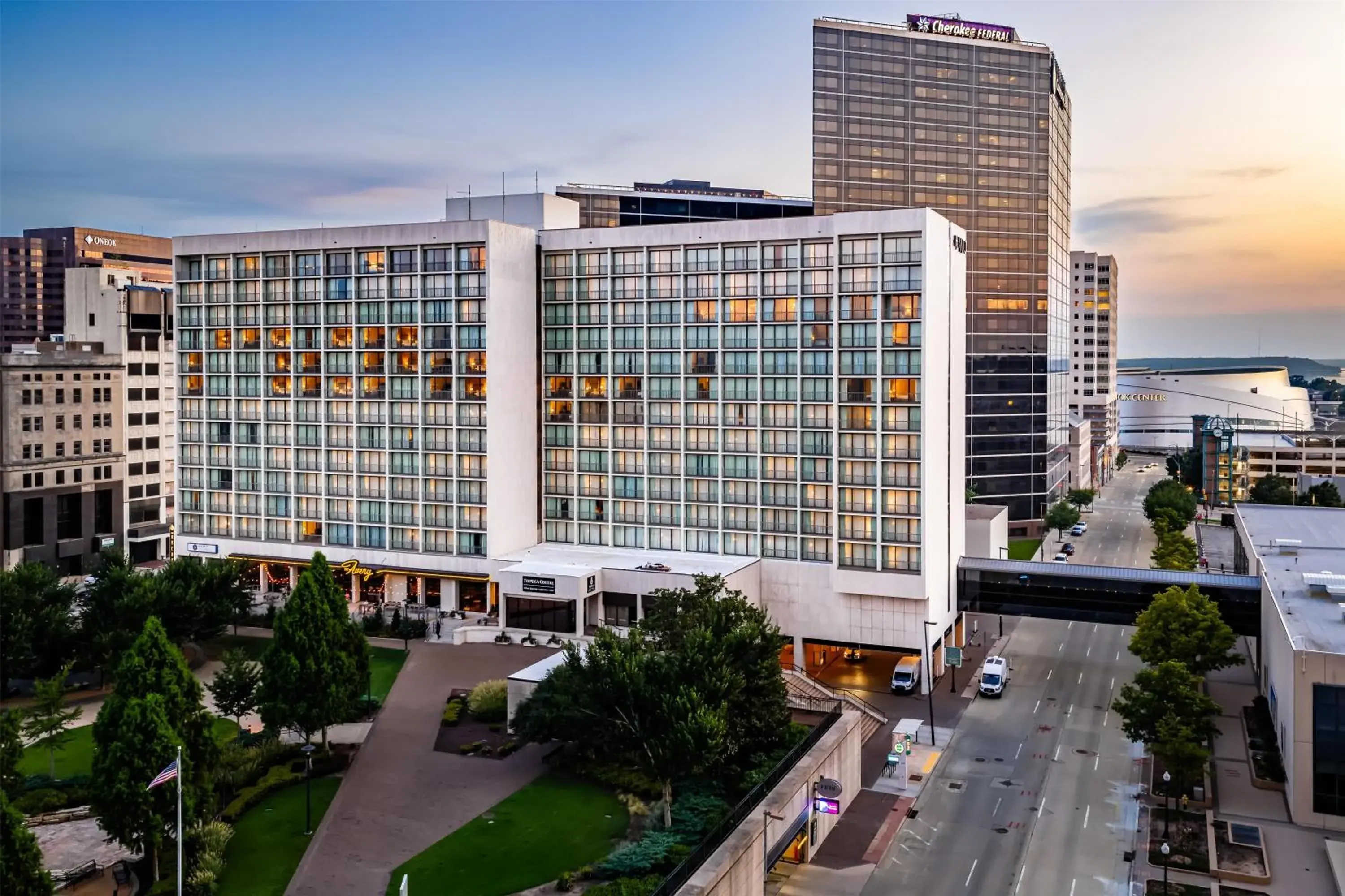 Property building in Hyatt Regency Tulsa Downtown Property building in Hyatt Regency Tulsa Downtown