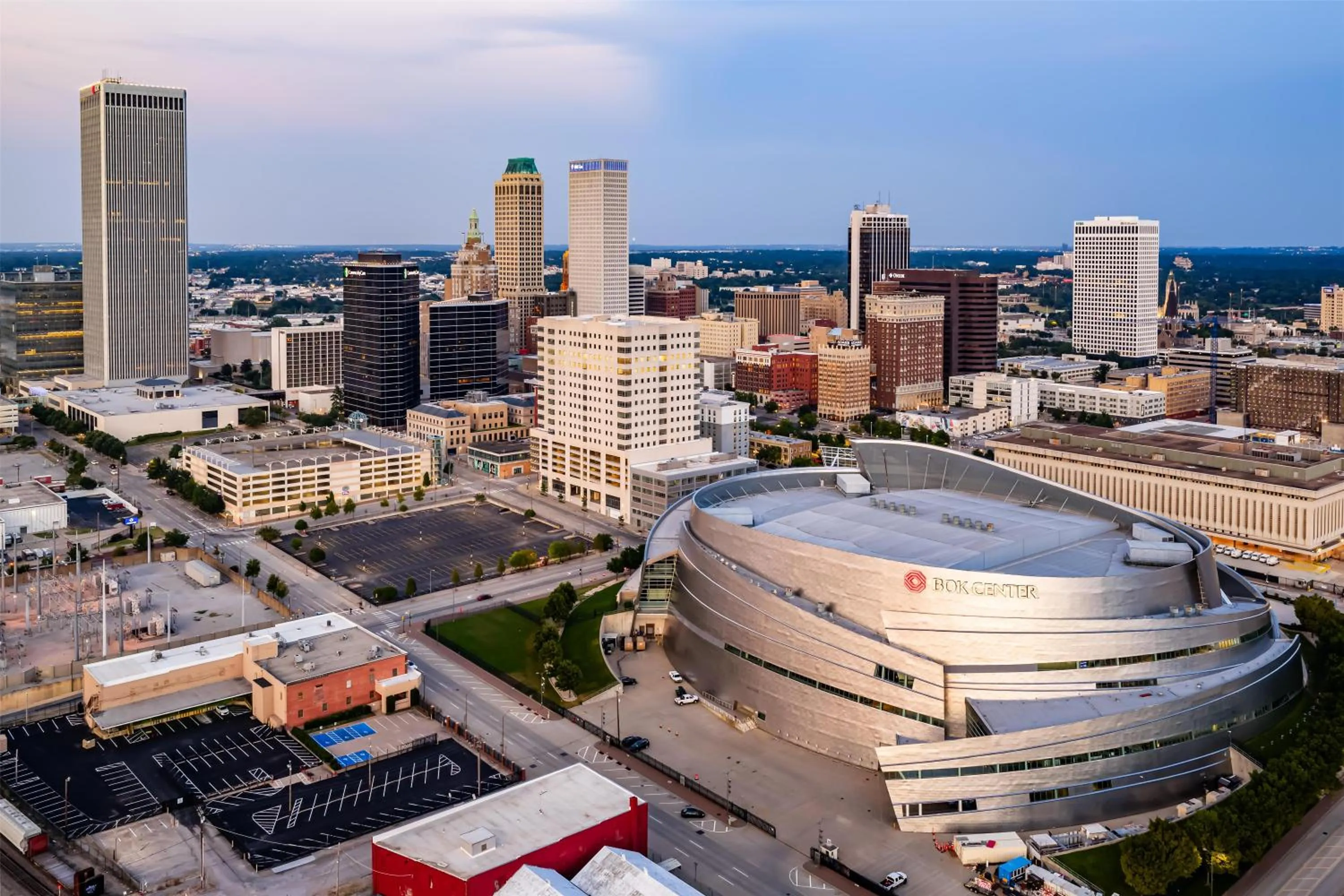 Location in Hyatt Regency Tulsa Downtown
