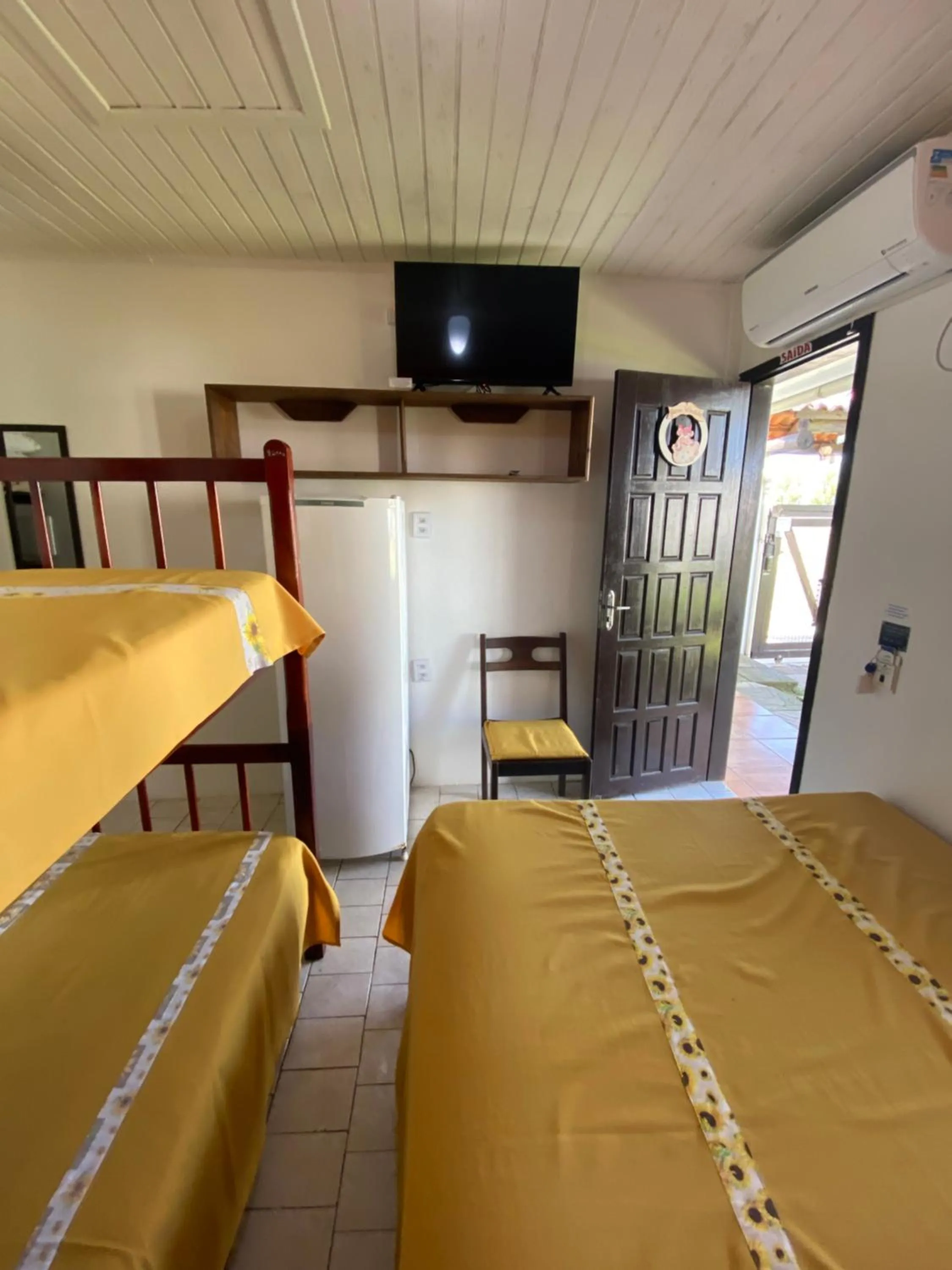 Bed in Pousada Aventura