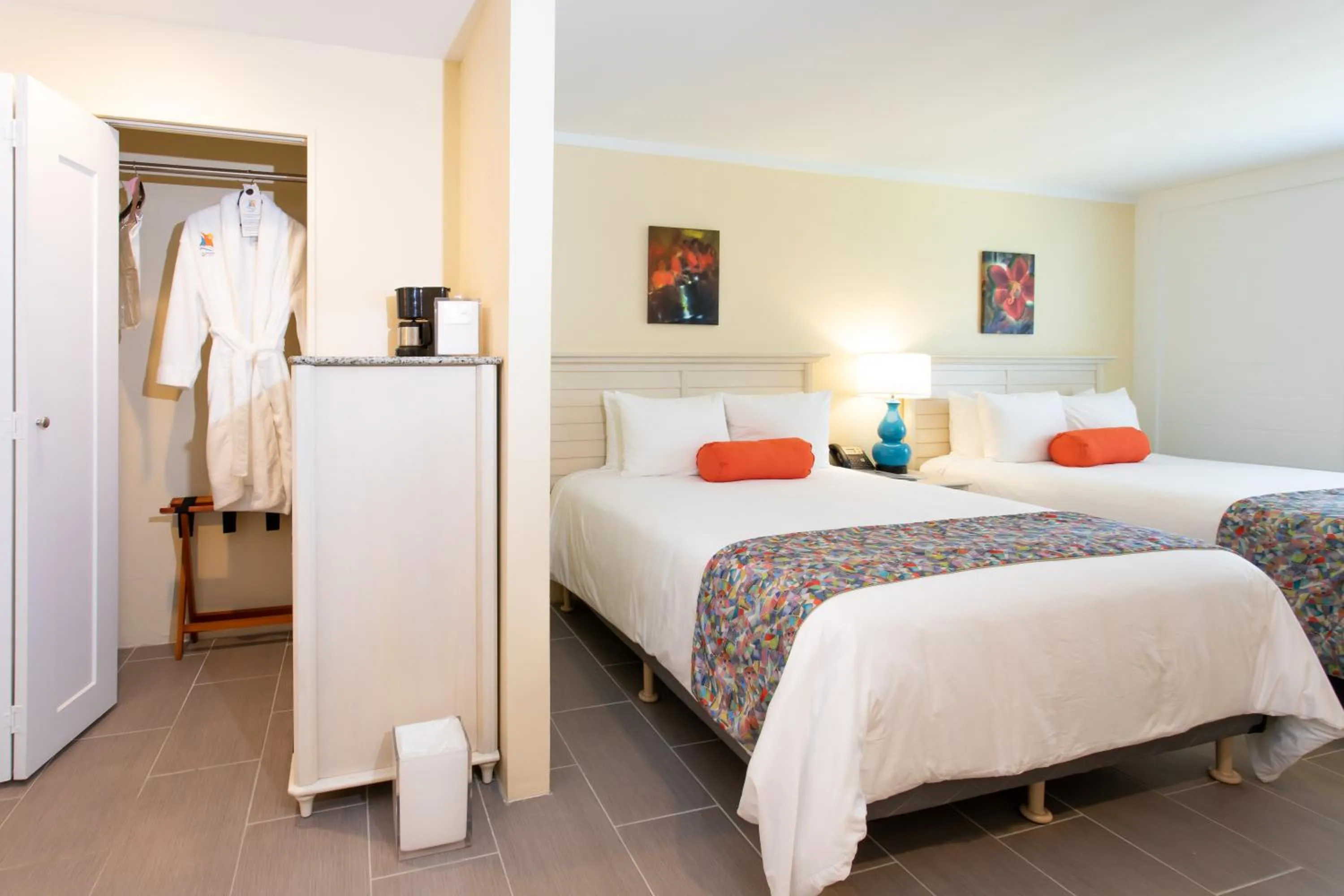 Bed in Caravelle Hotel St Croix