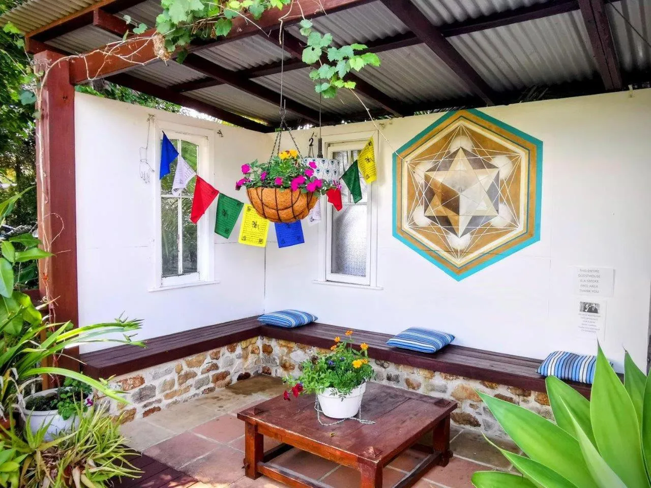 Patio in Bellingen Belfry Guesthouse