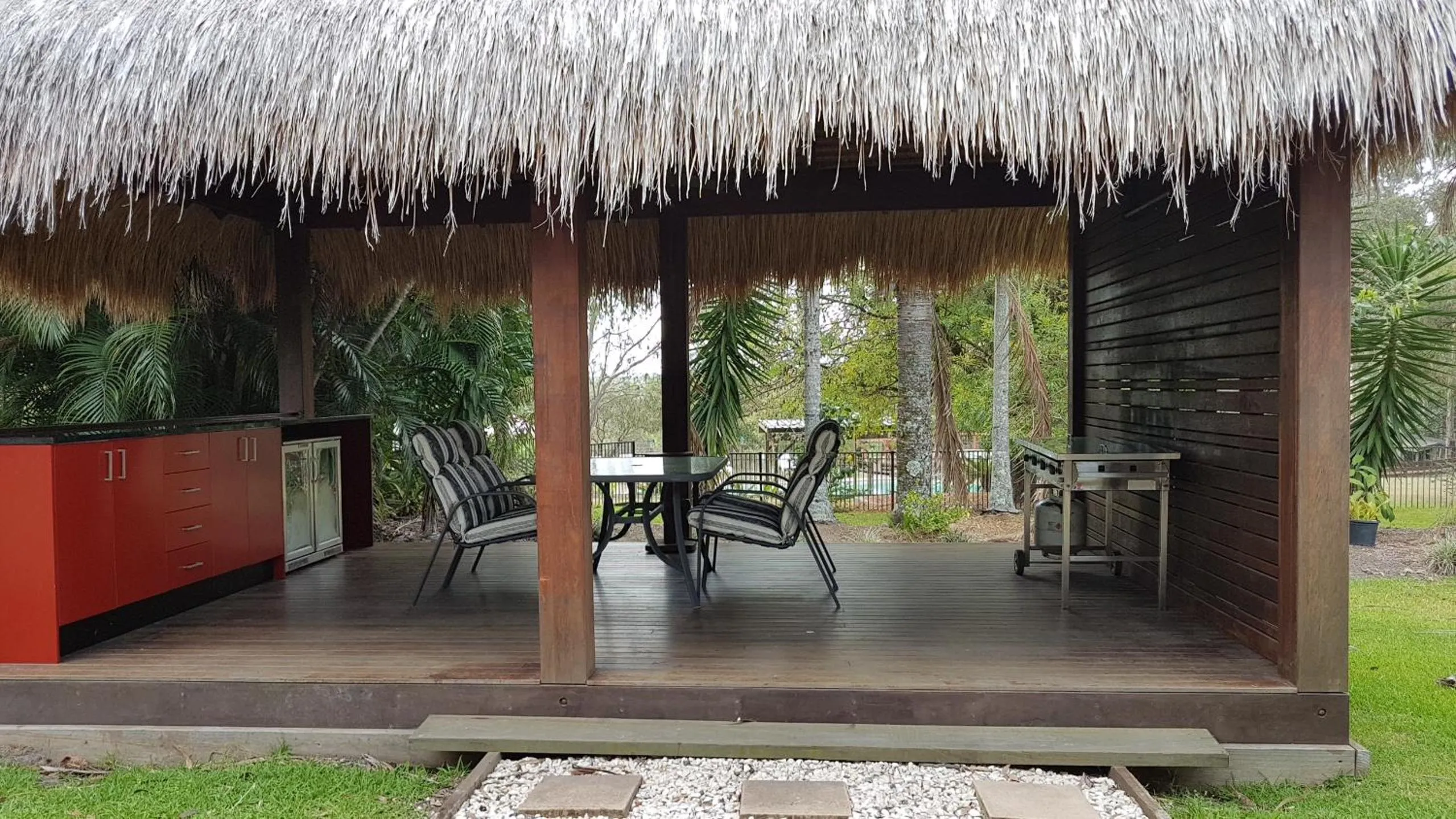 BBQ facilities in Noosa North Shore Retreat