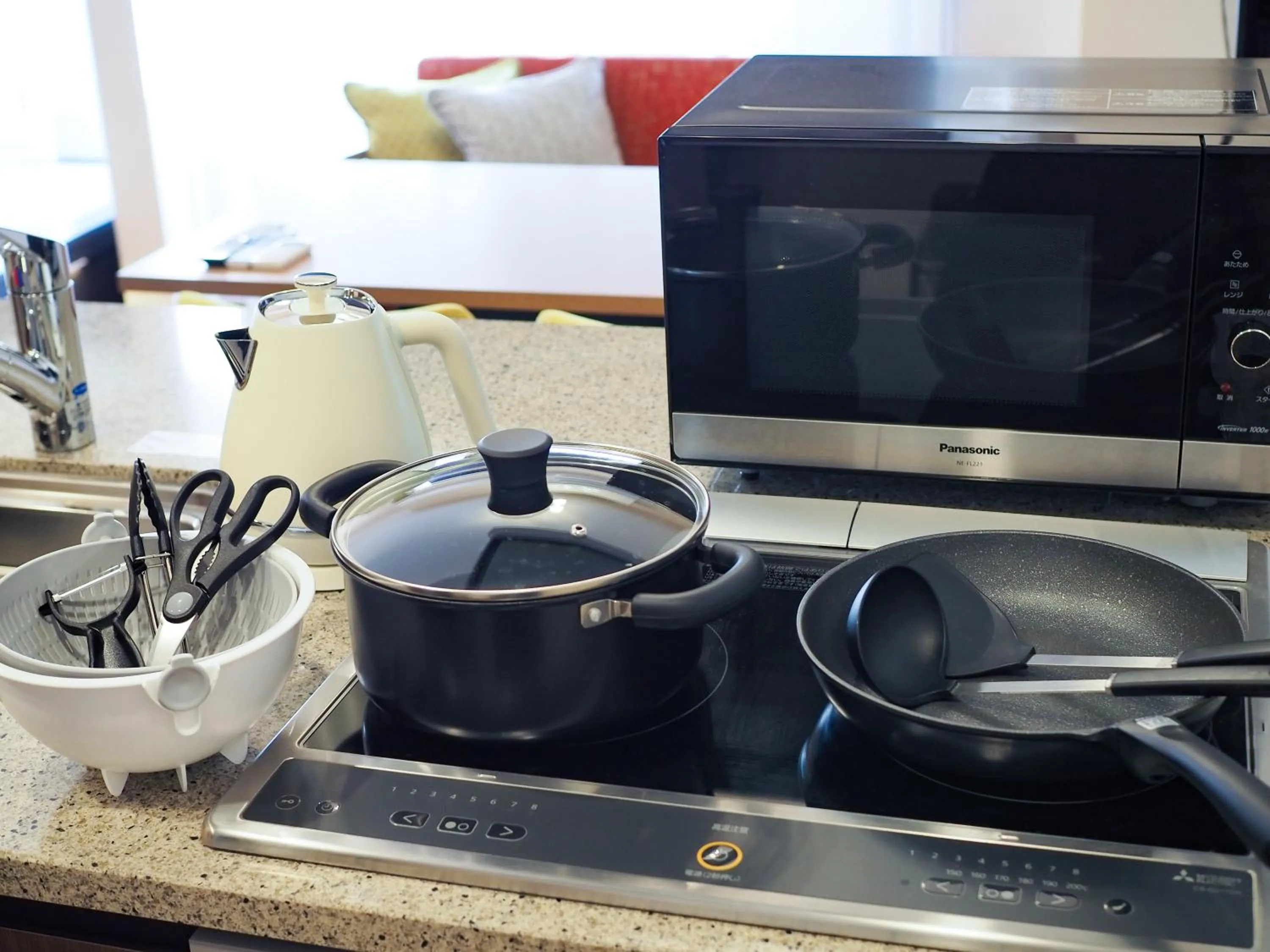 kitchen in HIYORI Stay Kyoto Kamogawa