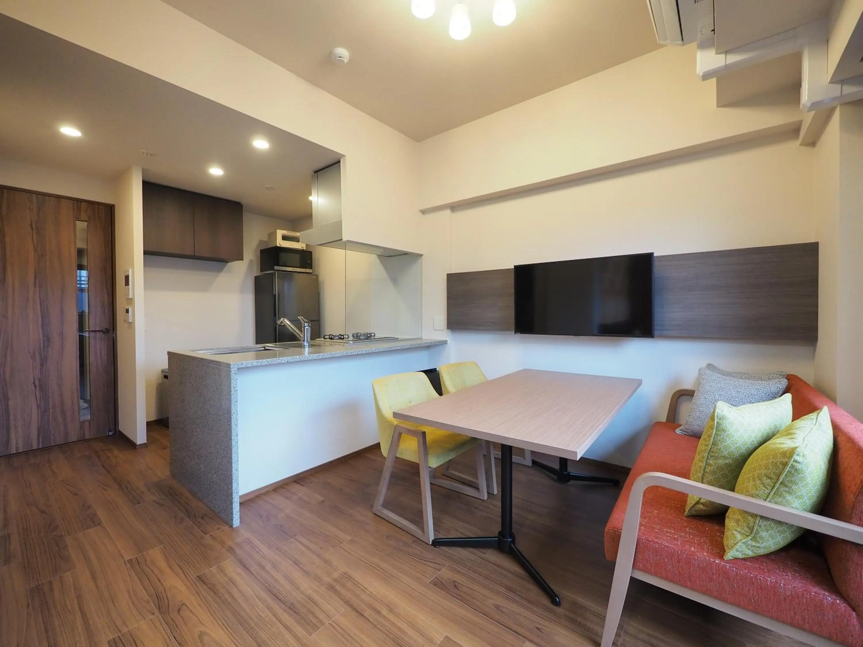 Kitchen or kitchenette in HIYORI Stay Kyoto Kamogawa