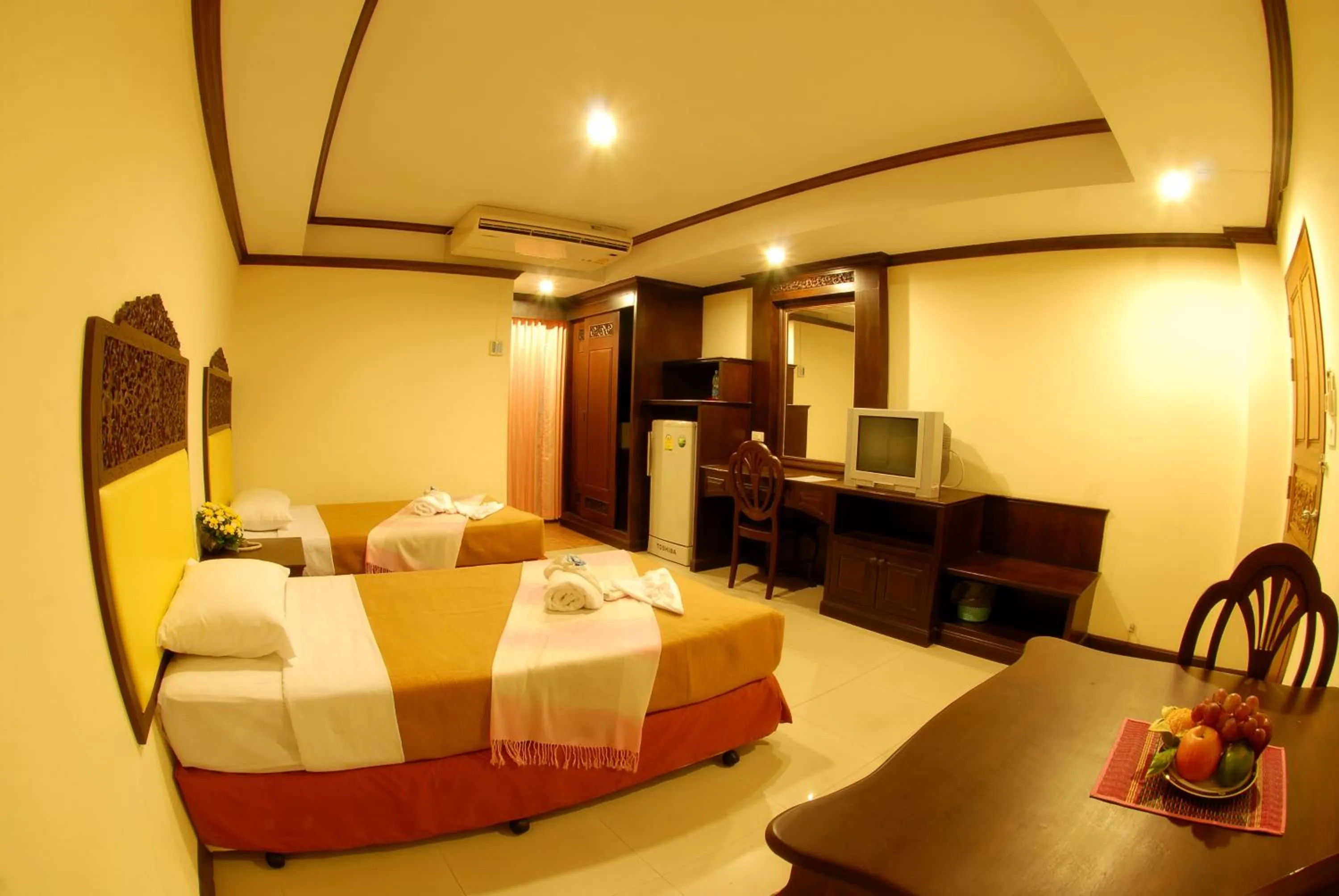 Bed in Golden Villa Pattaya