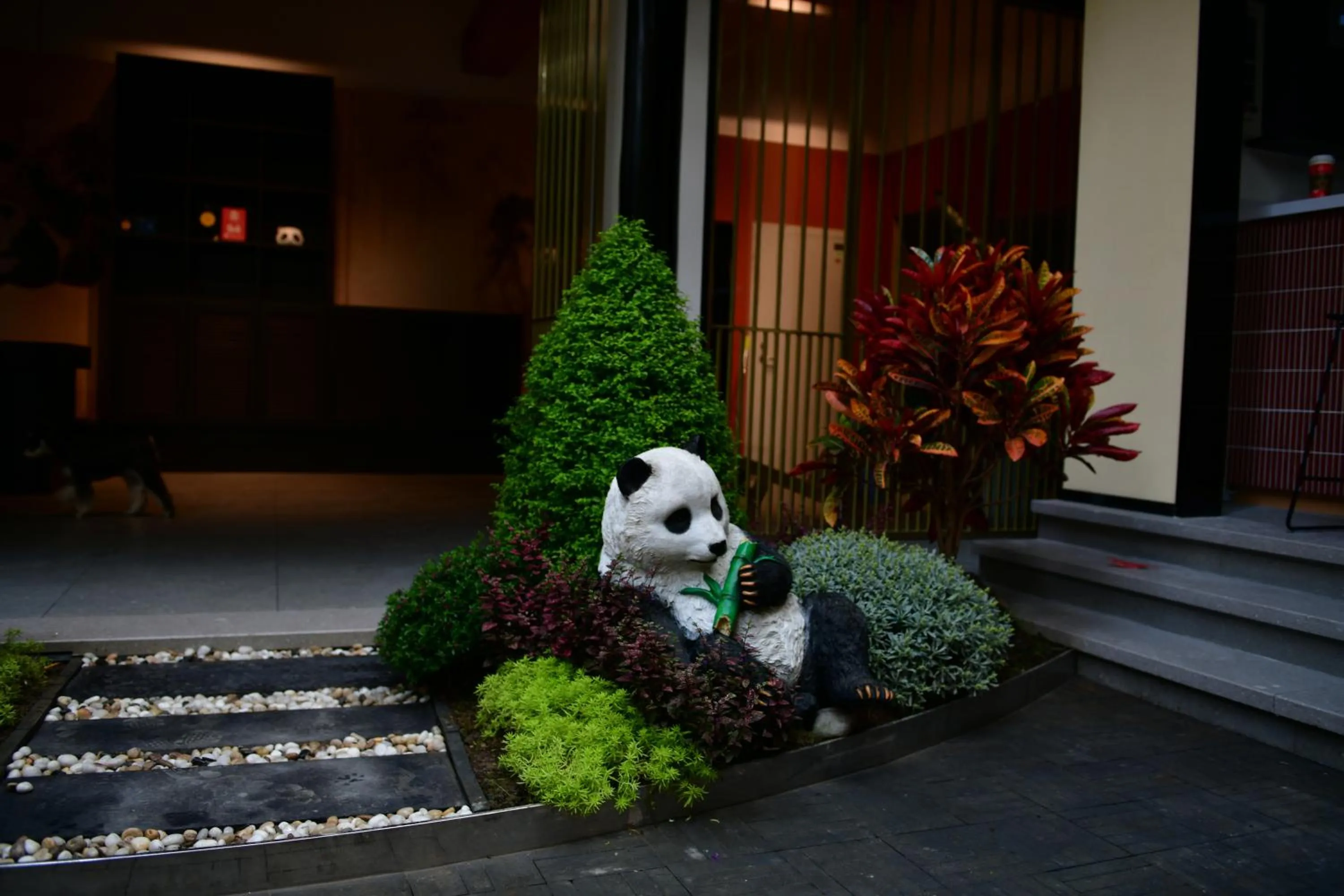 Garden view in Xishu Garden Inn - Travel Agency service - Car Rent service - English Speaking