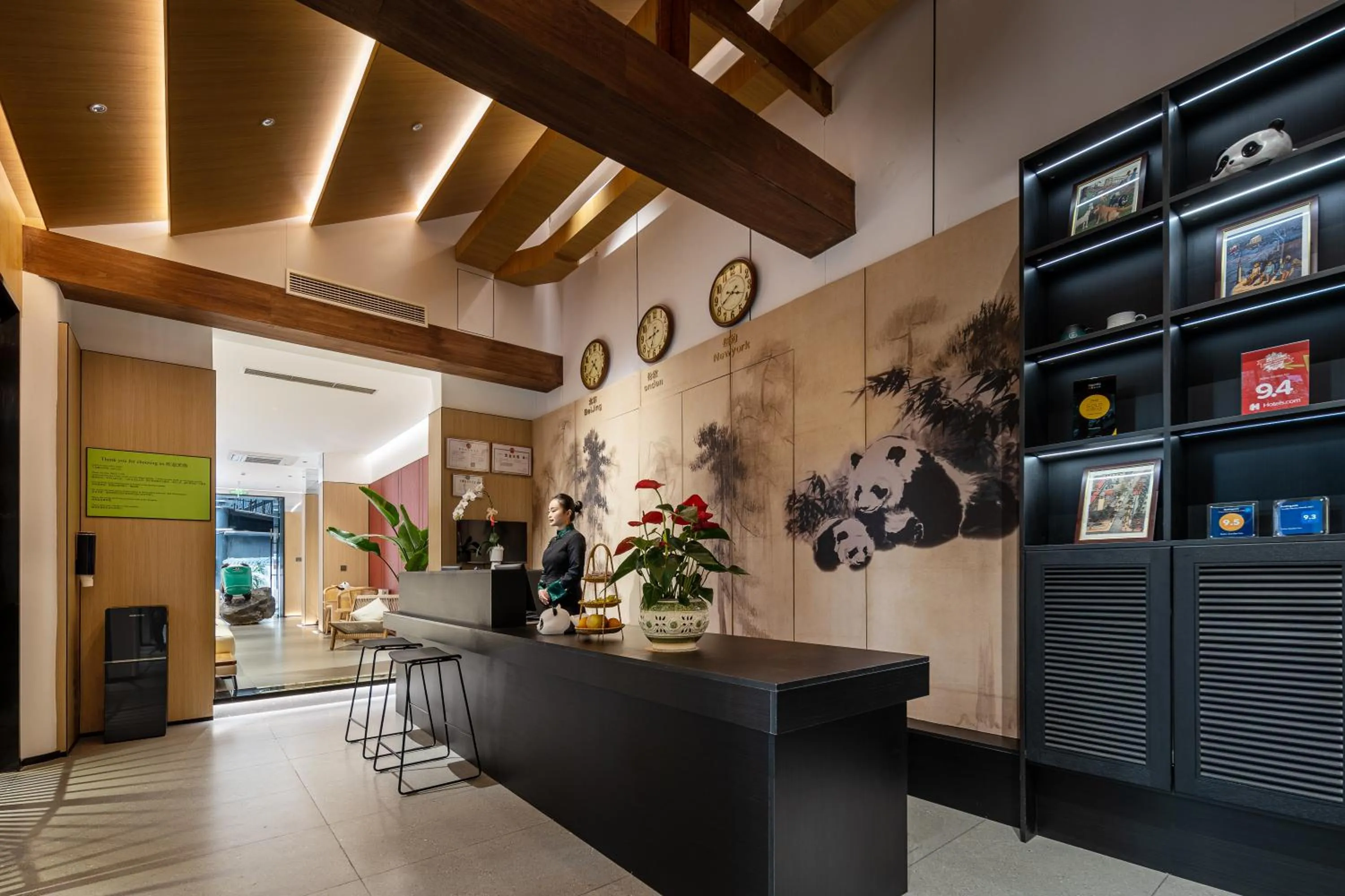 Lobby or reception in Xishu Garden Inn - Travel Agency service - Car Rent service - English Speaking