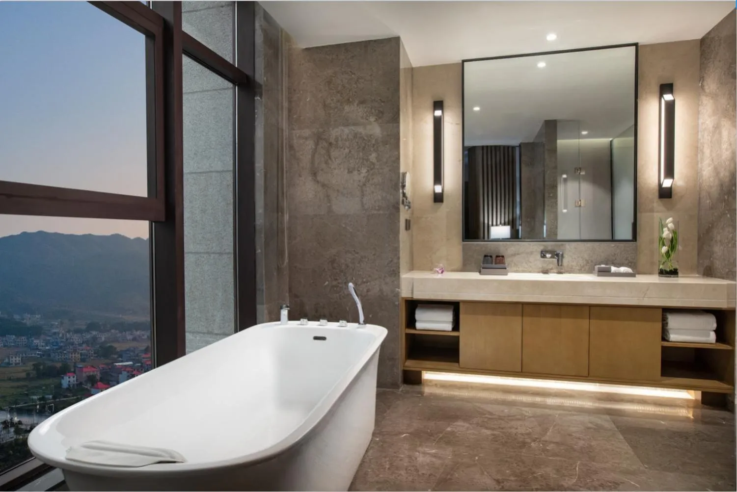 Bath in Wanda Jin Pingxiang