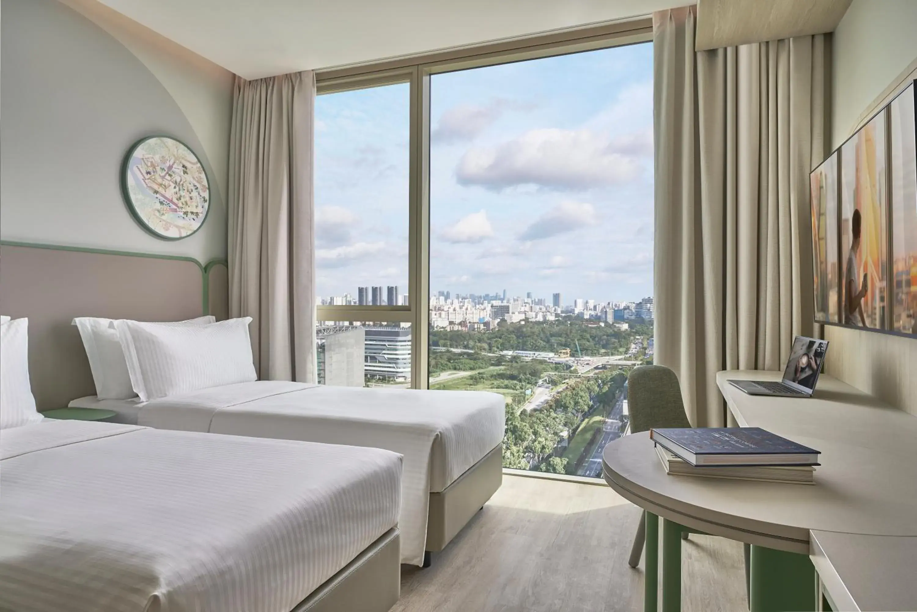 Bedroom, Bed in Citadines Science Park Singapore Bedroom, Bed in Citadines Science Park Singapore