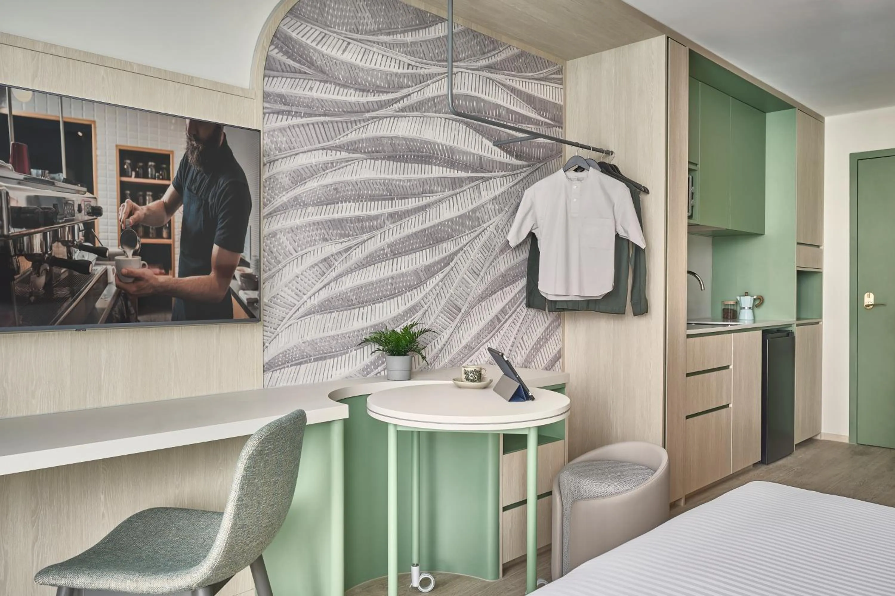 TV and multimedia, Bed in Citadines Science Park Singapore