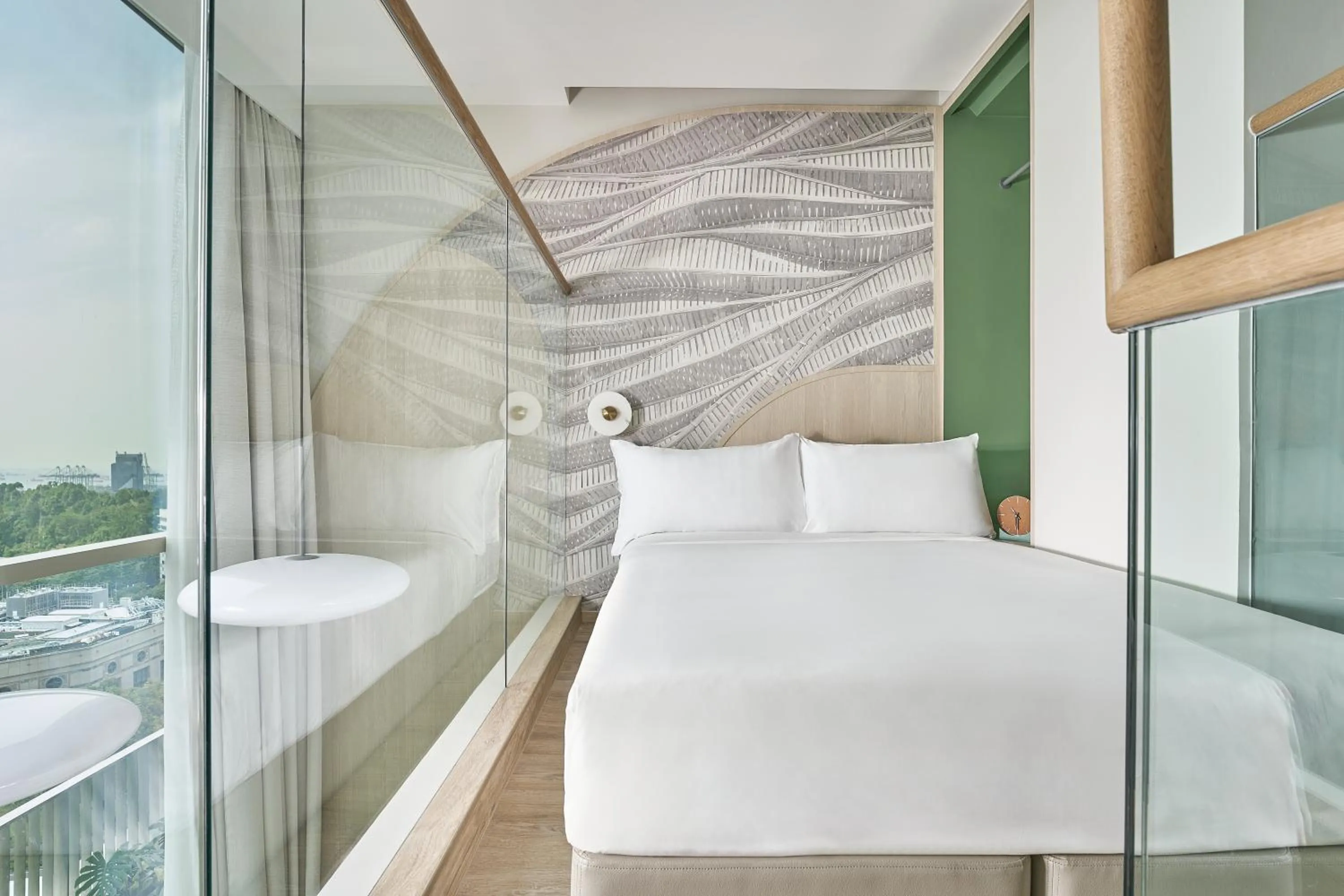 Bed in Citadines Science Park Singapore