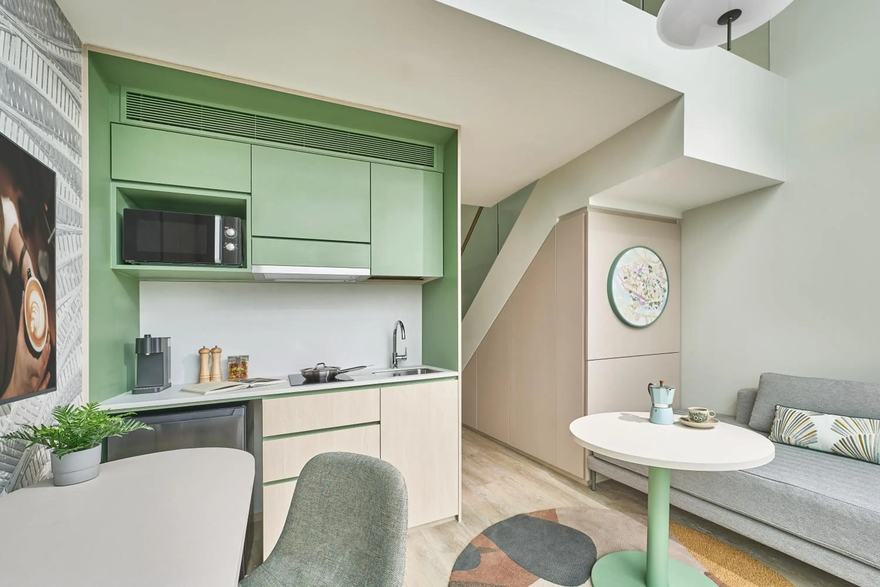 Living room in Citadines Science Park Singapore Living room in Citadines Science Park Singapore