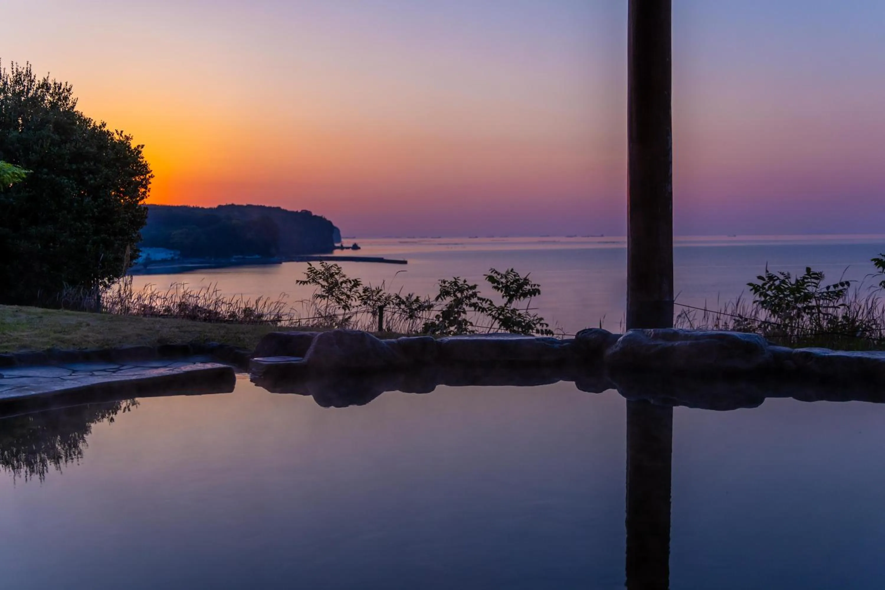 Hot Spring Bath in Spa and Resort Hotel Solage Oita Hiji Beppuwan