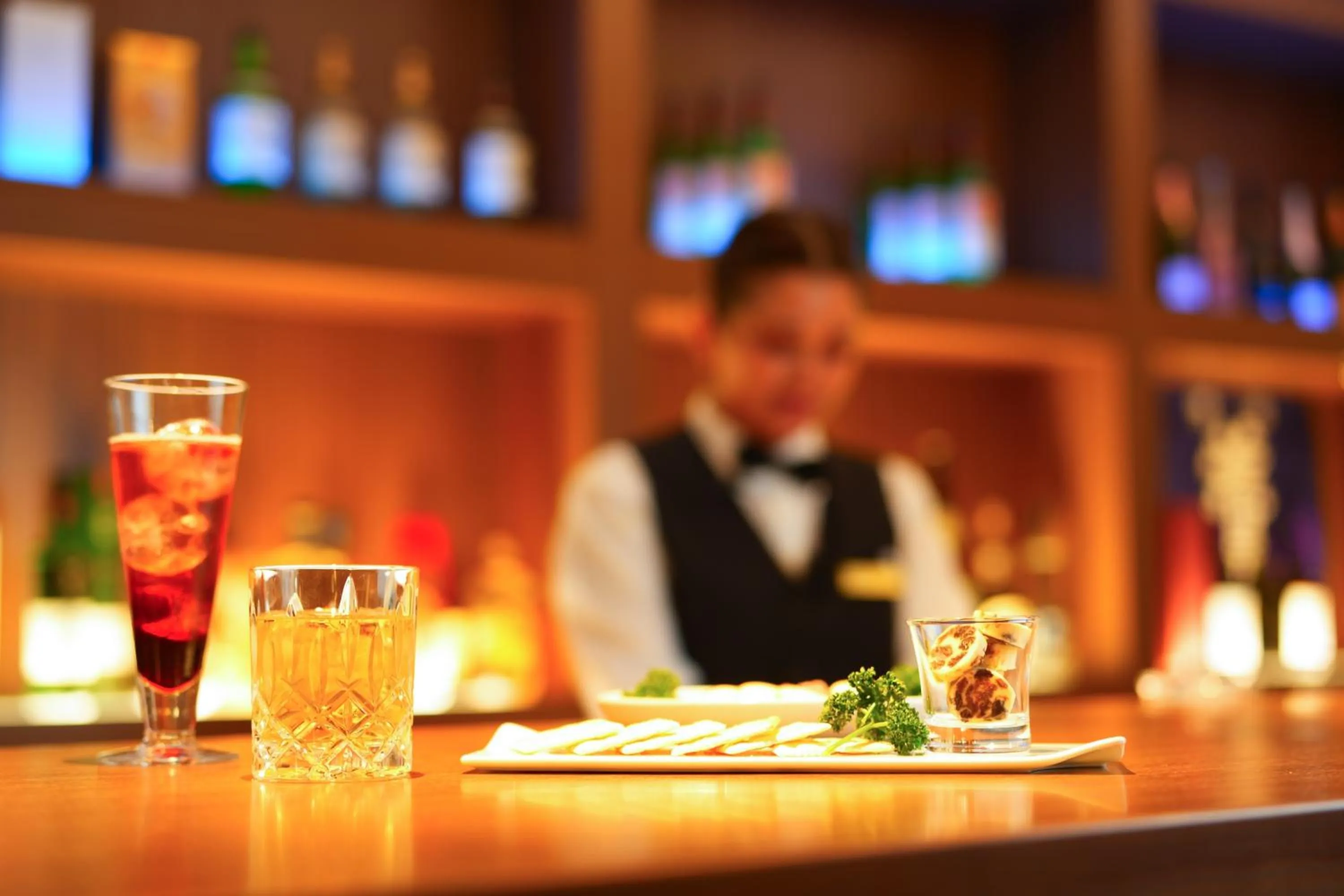 Lounge or bar in Spa and Resort Hotel Solage Oita Hiji Beppuwan