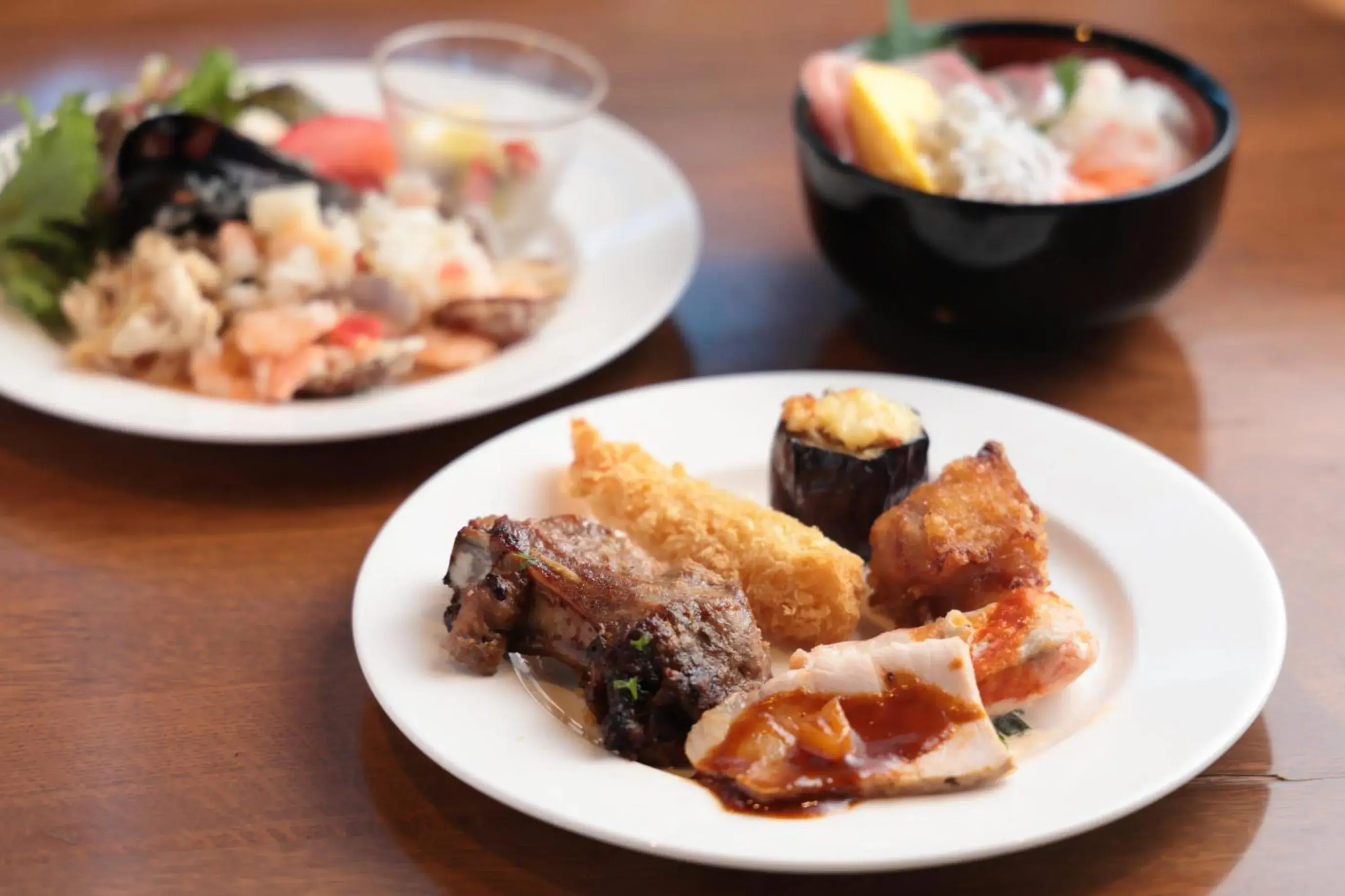 Food and drinks in Spa and Resort Hotel Solage Oita Hiji Beppuwan Food and drinks in Spa and Resort Hotel Solage Oita Hiji Beppuwan