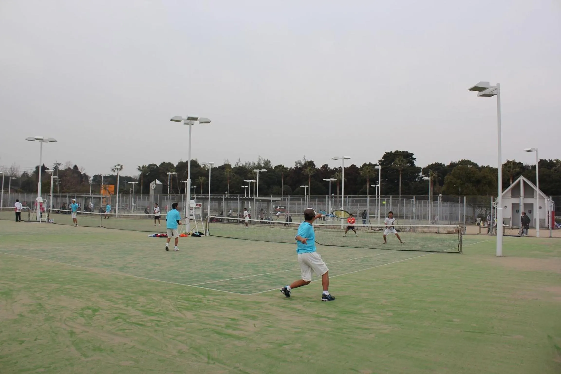 Tennis court in Spa and Resort Hotel Solage Oita Hiji Beppuwan