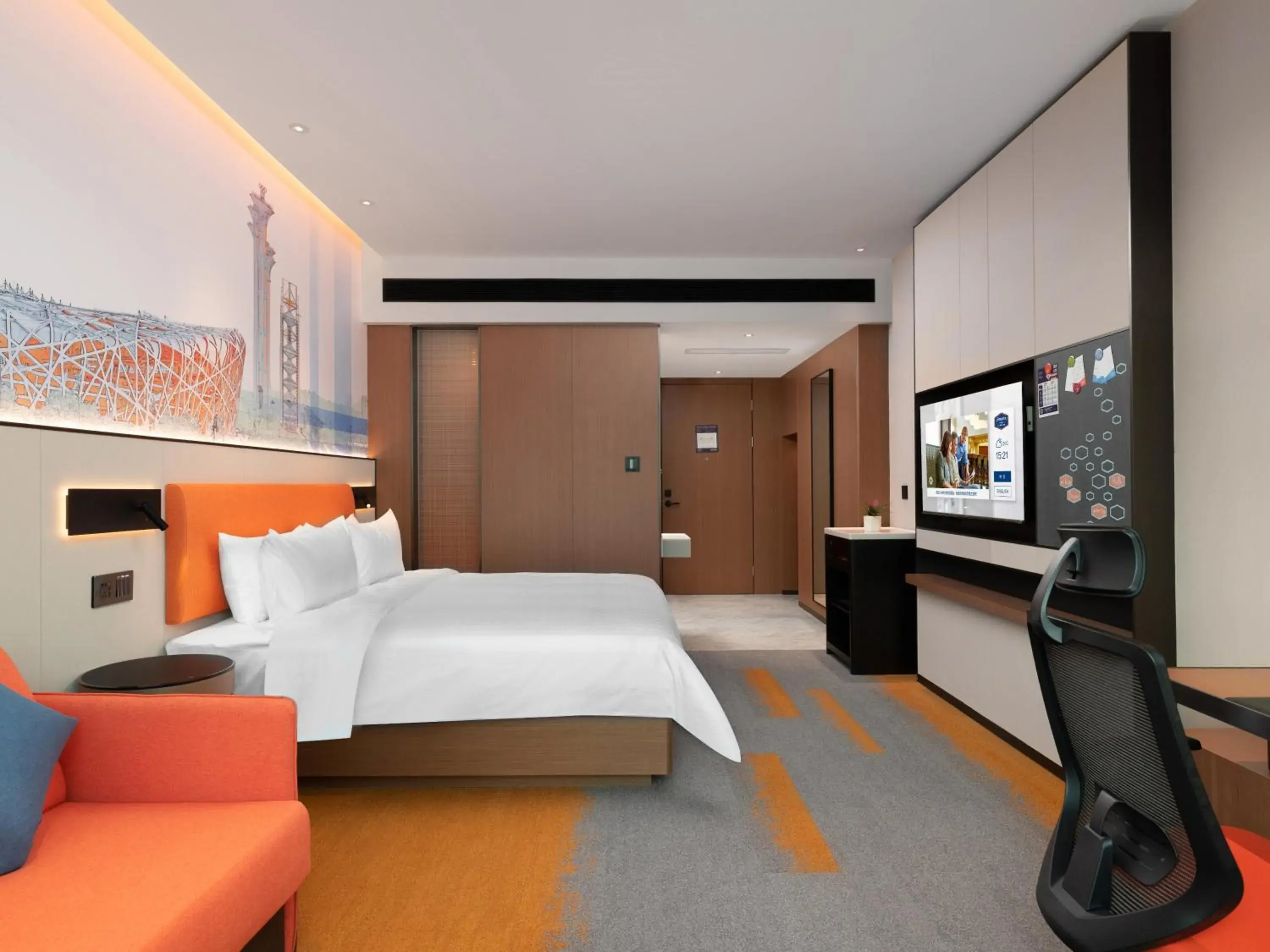 Deluxe Single Room - single occupancy in Hampton by Hilton Beijing Bird's Nest Deluxe Single Room - single occupancy in Hampton by Hilton Beijing Bird's Nest