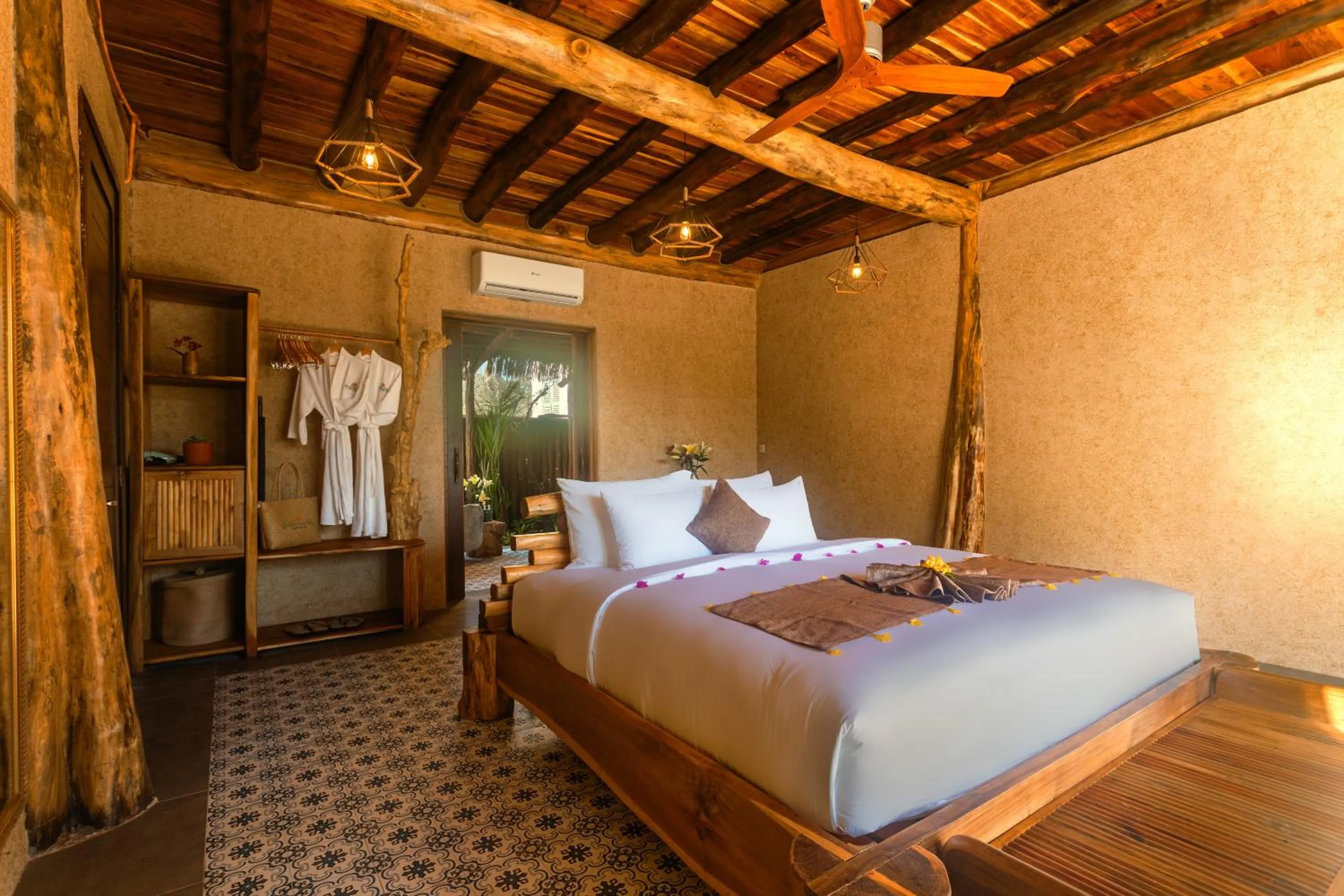 Balcony/Terrace, Bed in Grand Ocean Bay Resort Phu Quoc