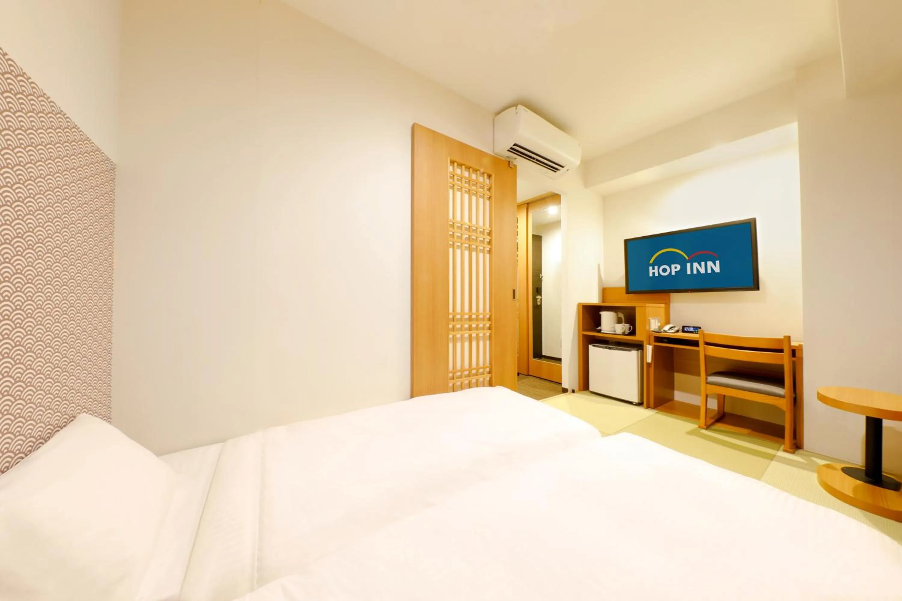 Bed in Hop Inn Kyoto Shijo Omiya