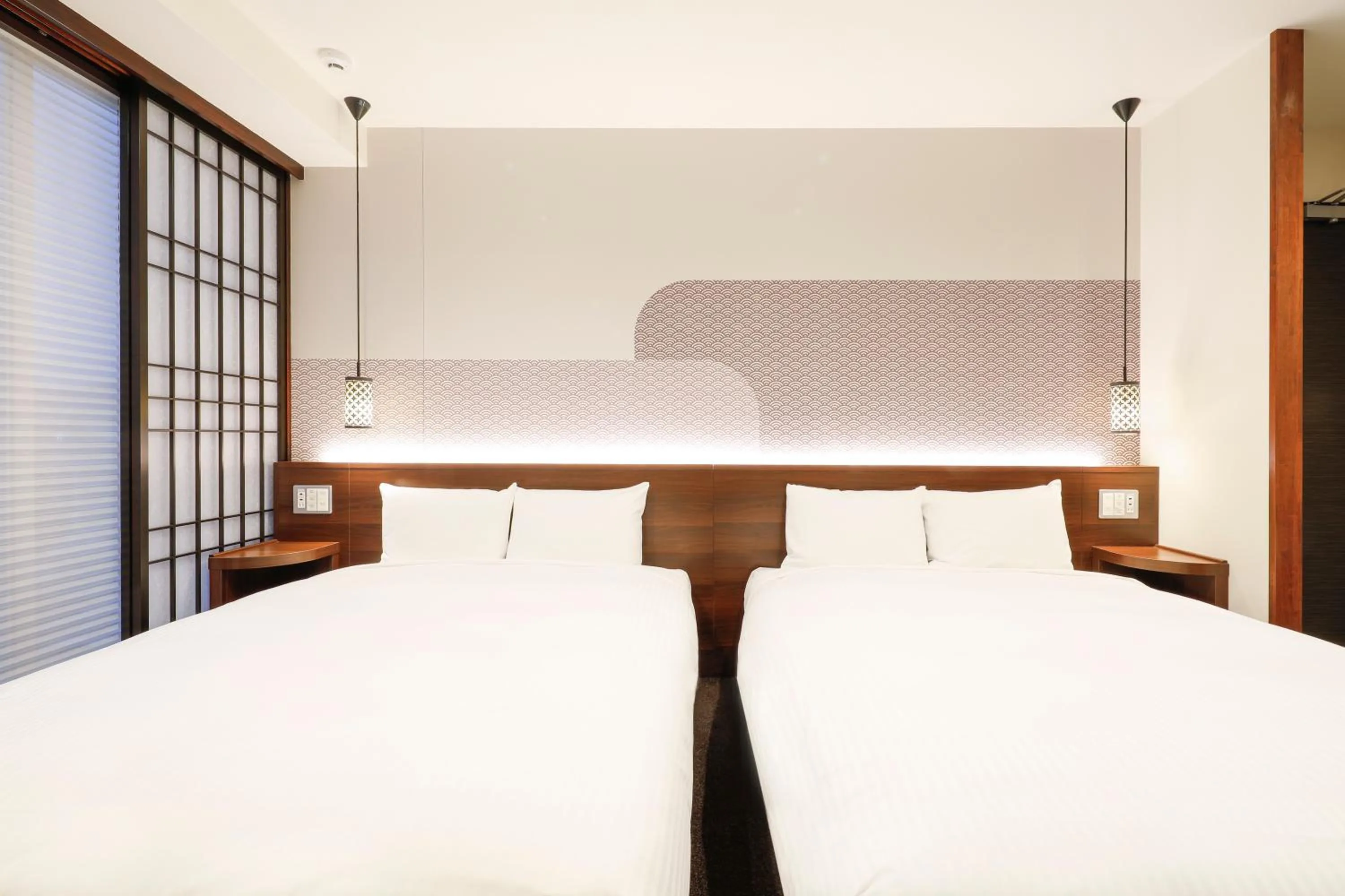 Bed in Hop Inn Kyoto Shijo Omiya