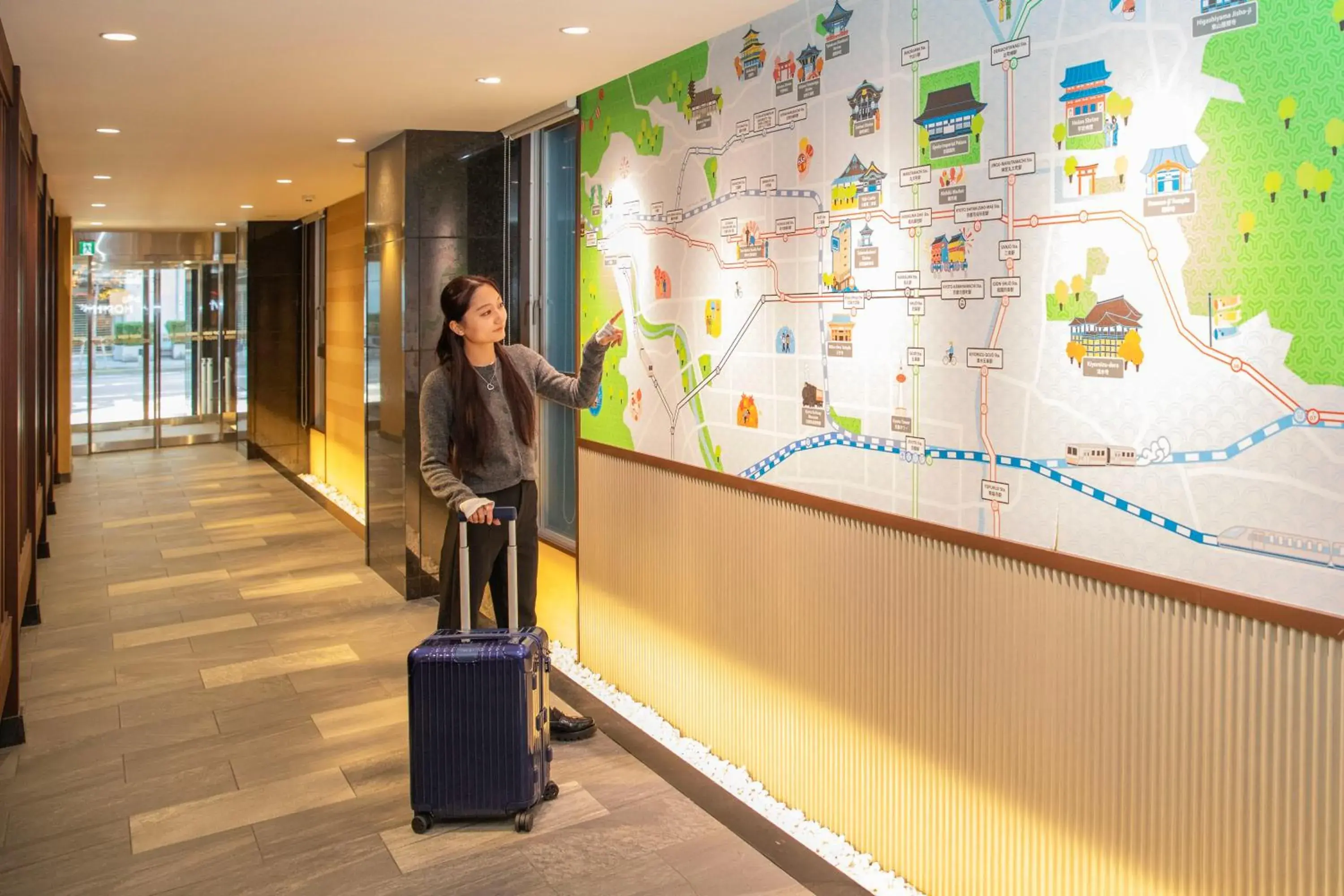 Lobby or reception in Hop Inn Kyoto Shijo Omiya Lobby or reception in Hop Inn Kyoto Shijo Omiya