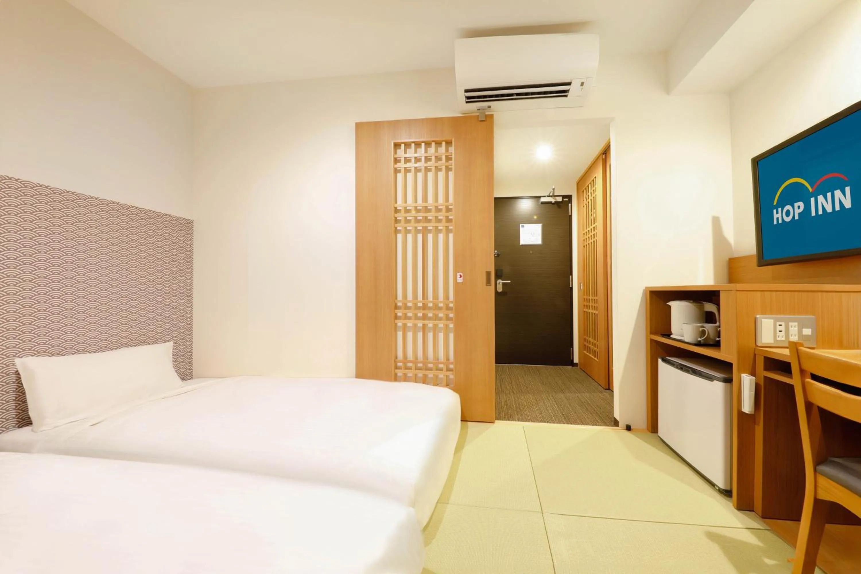 Bed in Hop Inn Kyoto Shijo Omiya
