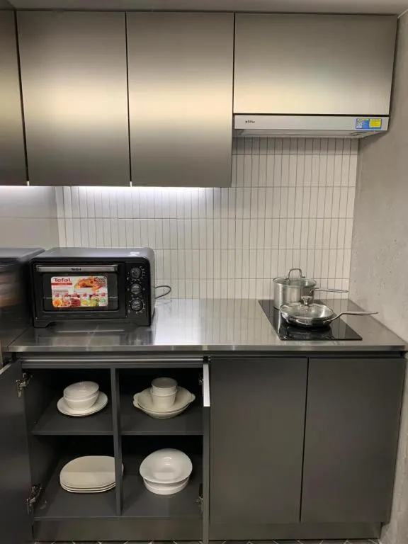 Kitchen or kitchenette in KOZAYO Hongdae Hostel