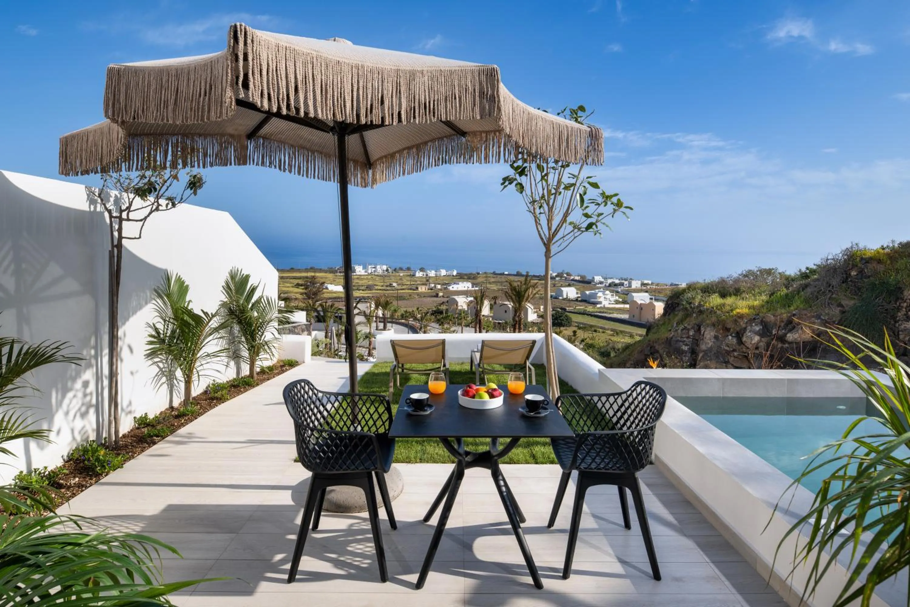Patio in Palm Island Suites