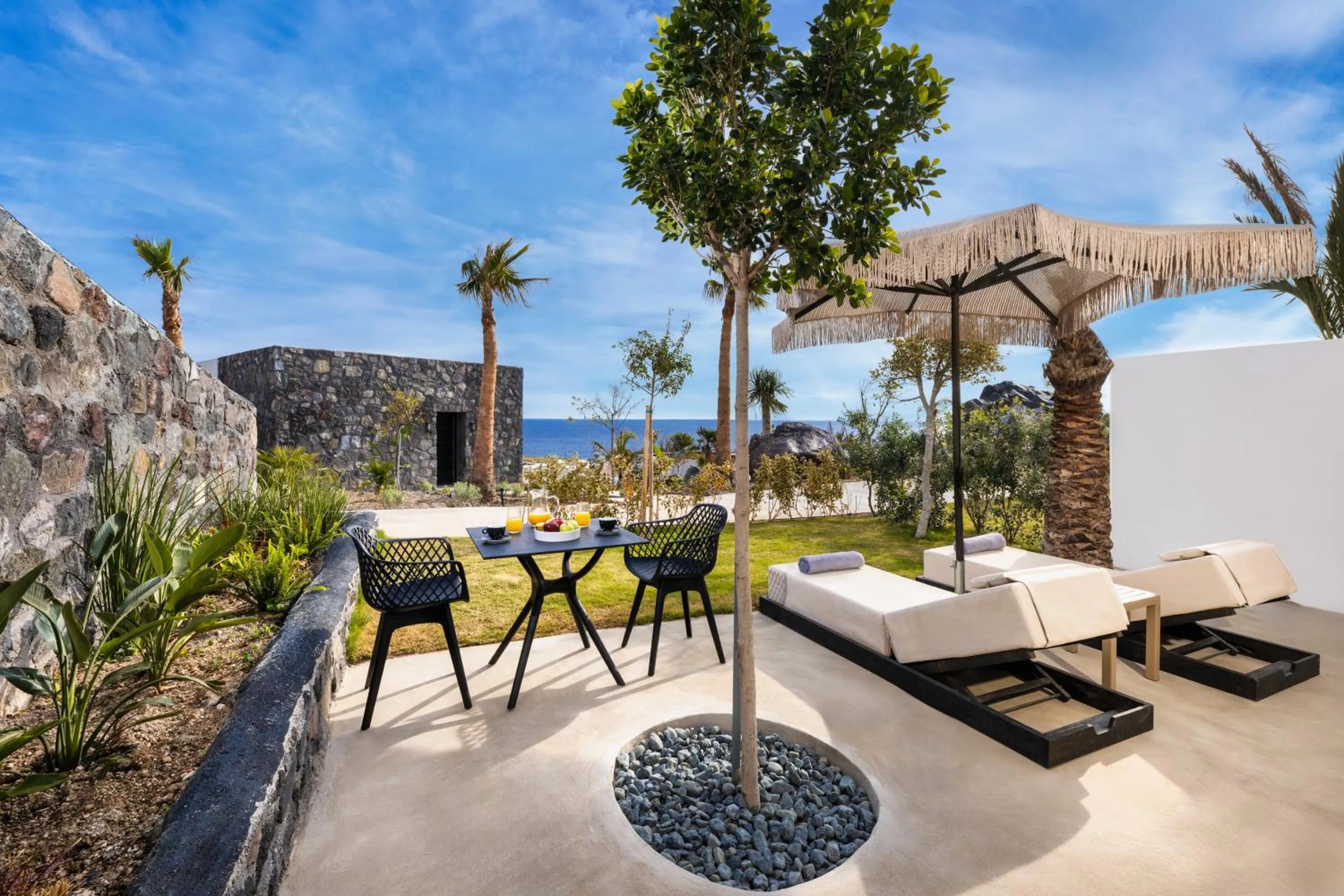 Patio in Palm Island Suites