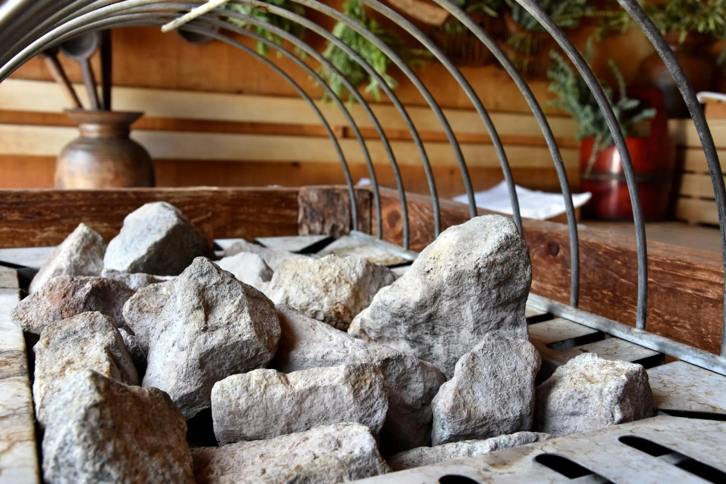 Sauna in Wellnessgarten-Hotel