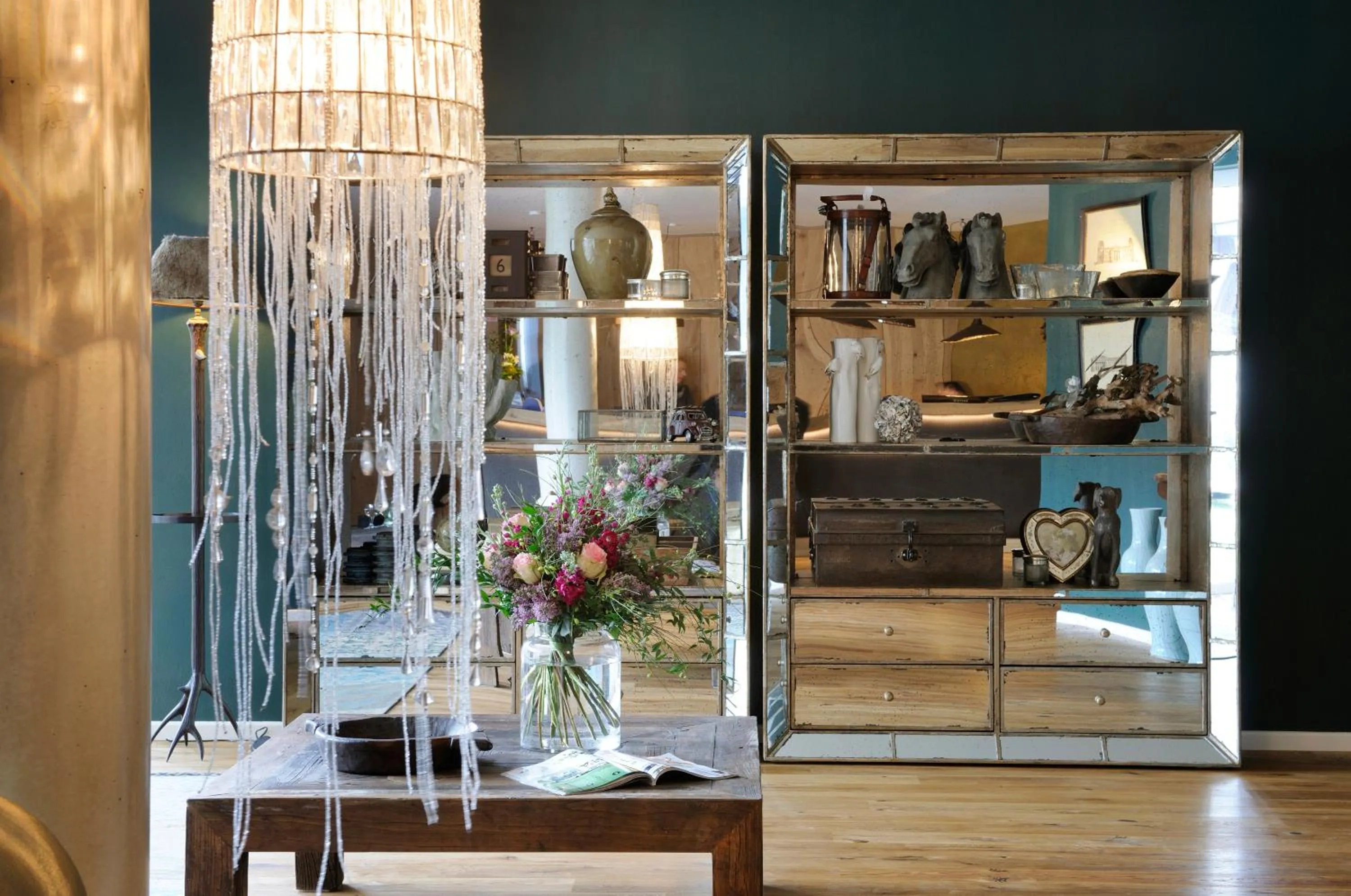 Lobby or reception in Wellnessgarten-Hotel