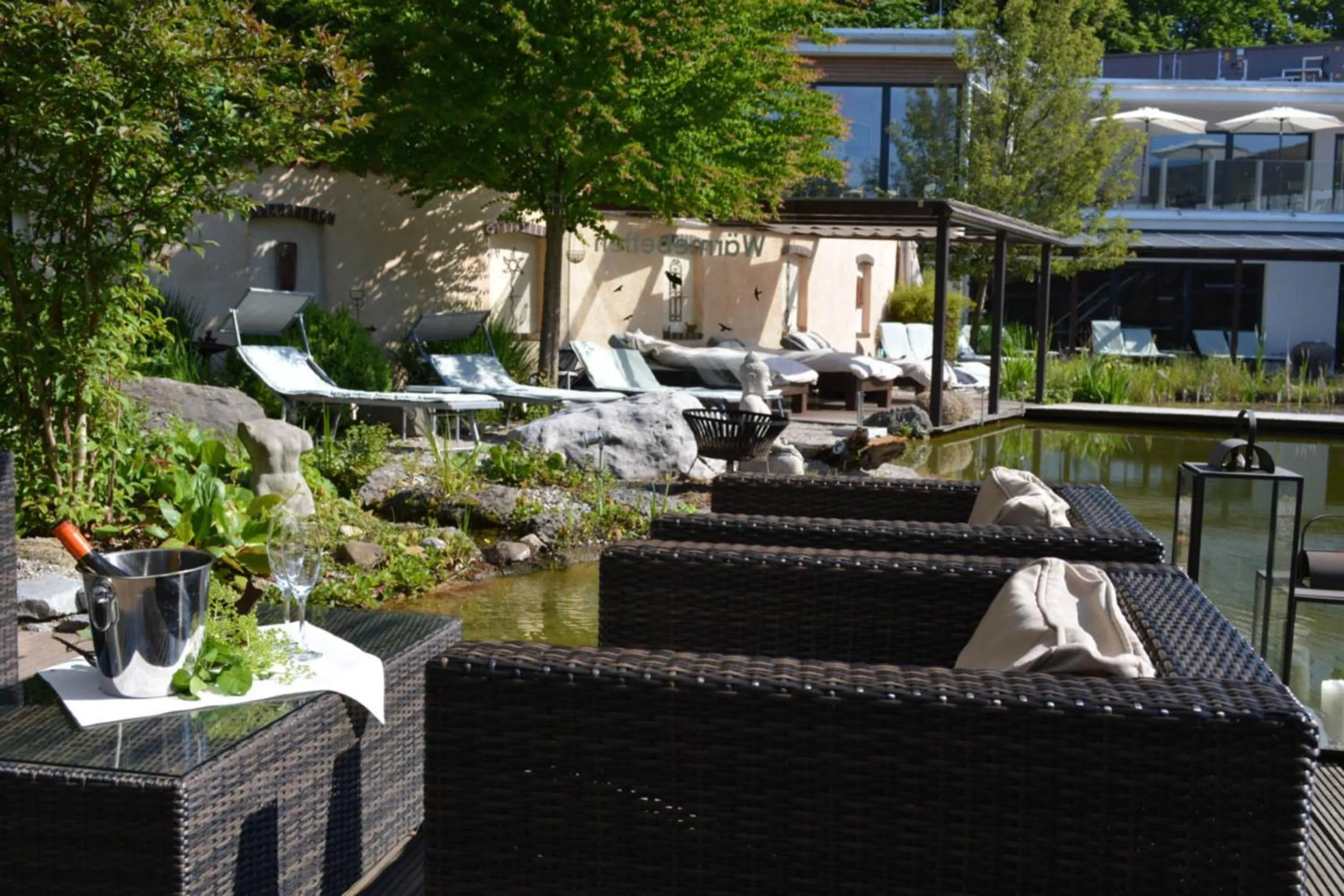 Spa and wellness centre/facilities in Wellnessgarten-Hotel