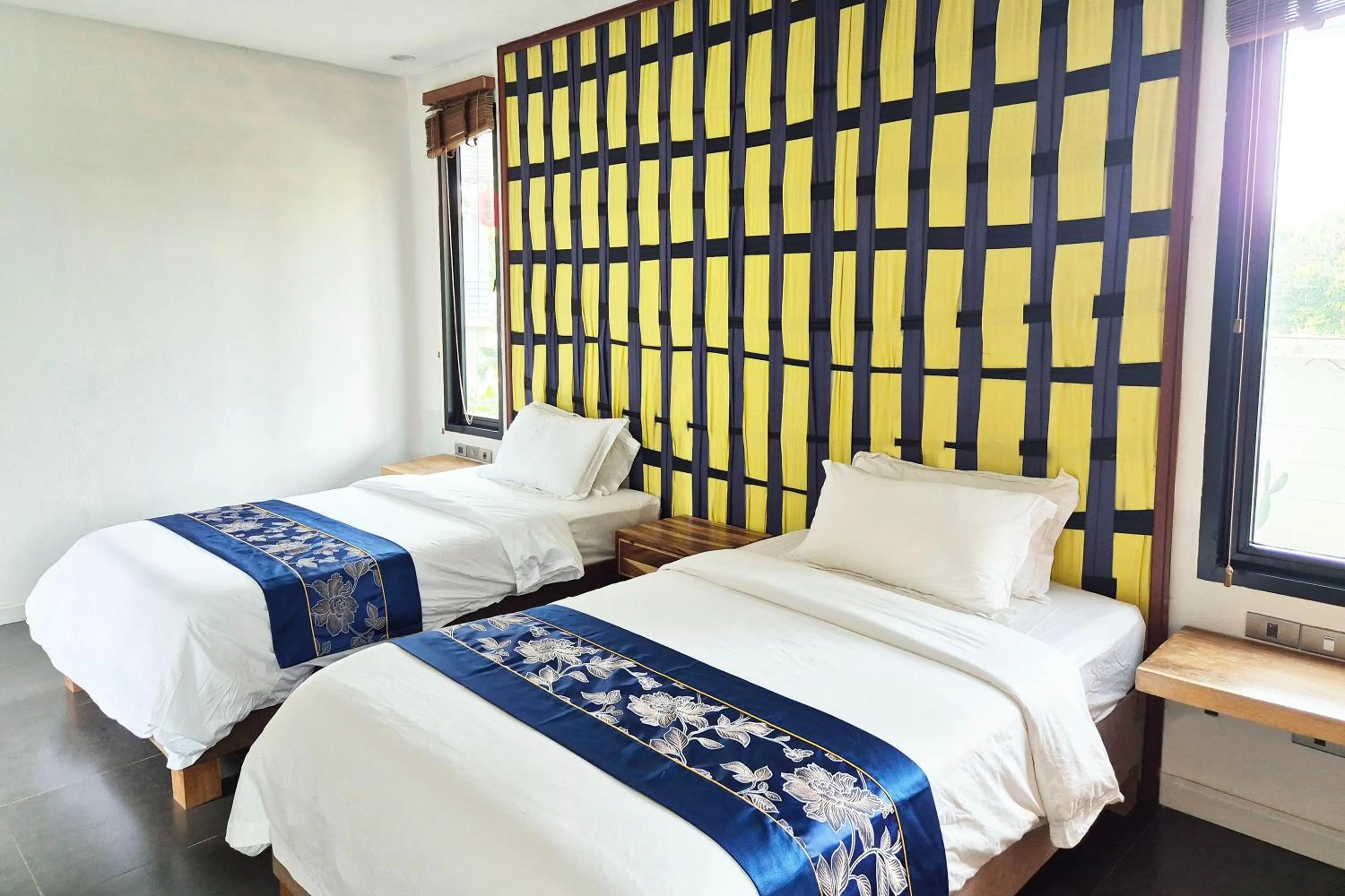 Bed in Thai Good Arts Resort