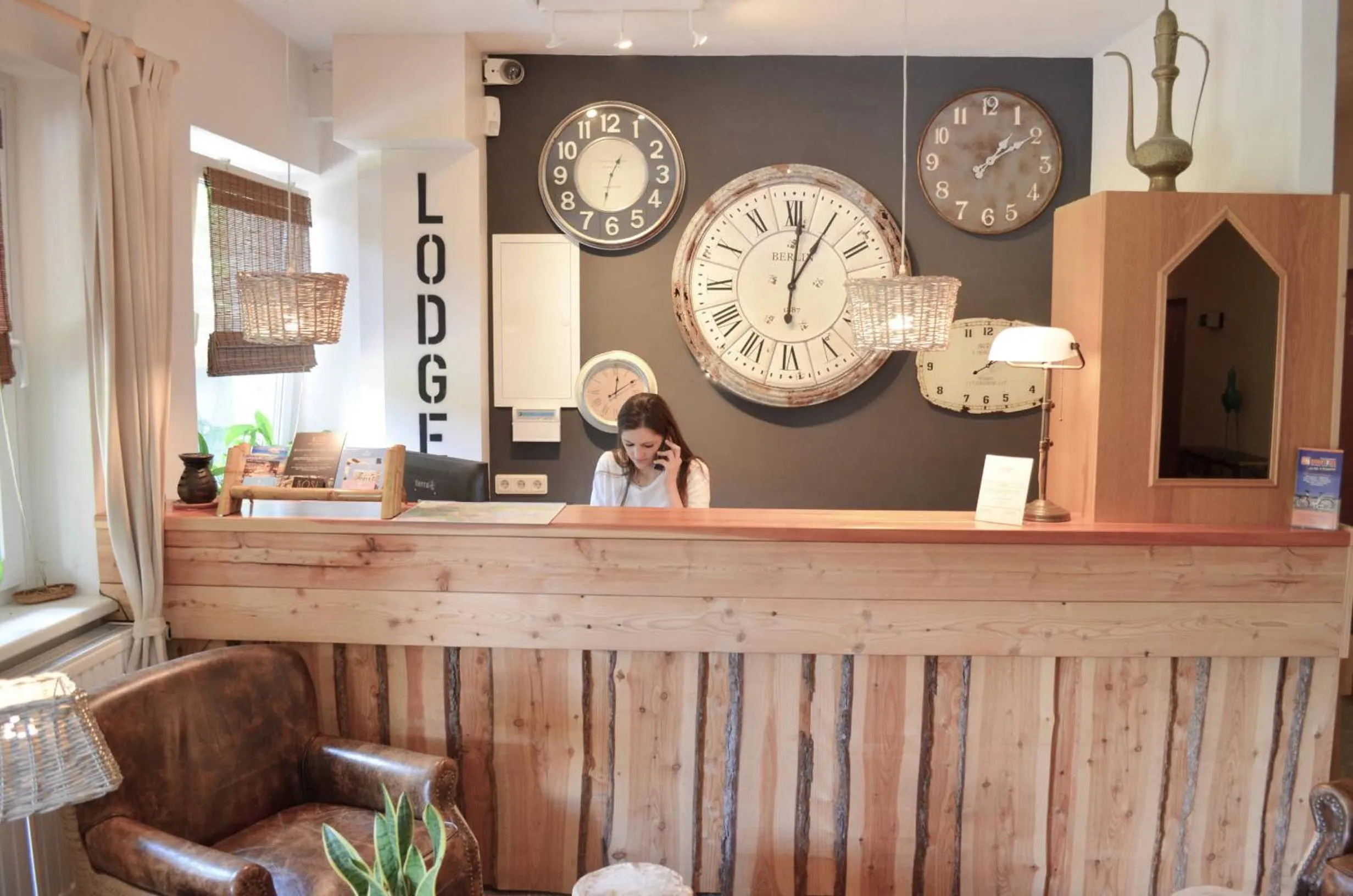 Lobby or reception in Lodge Seaside Boutique Hotel