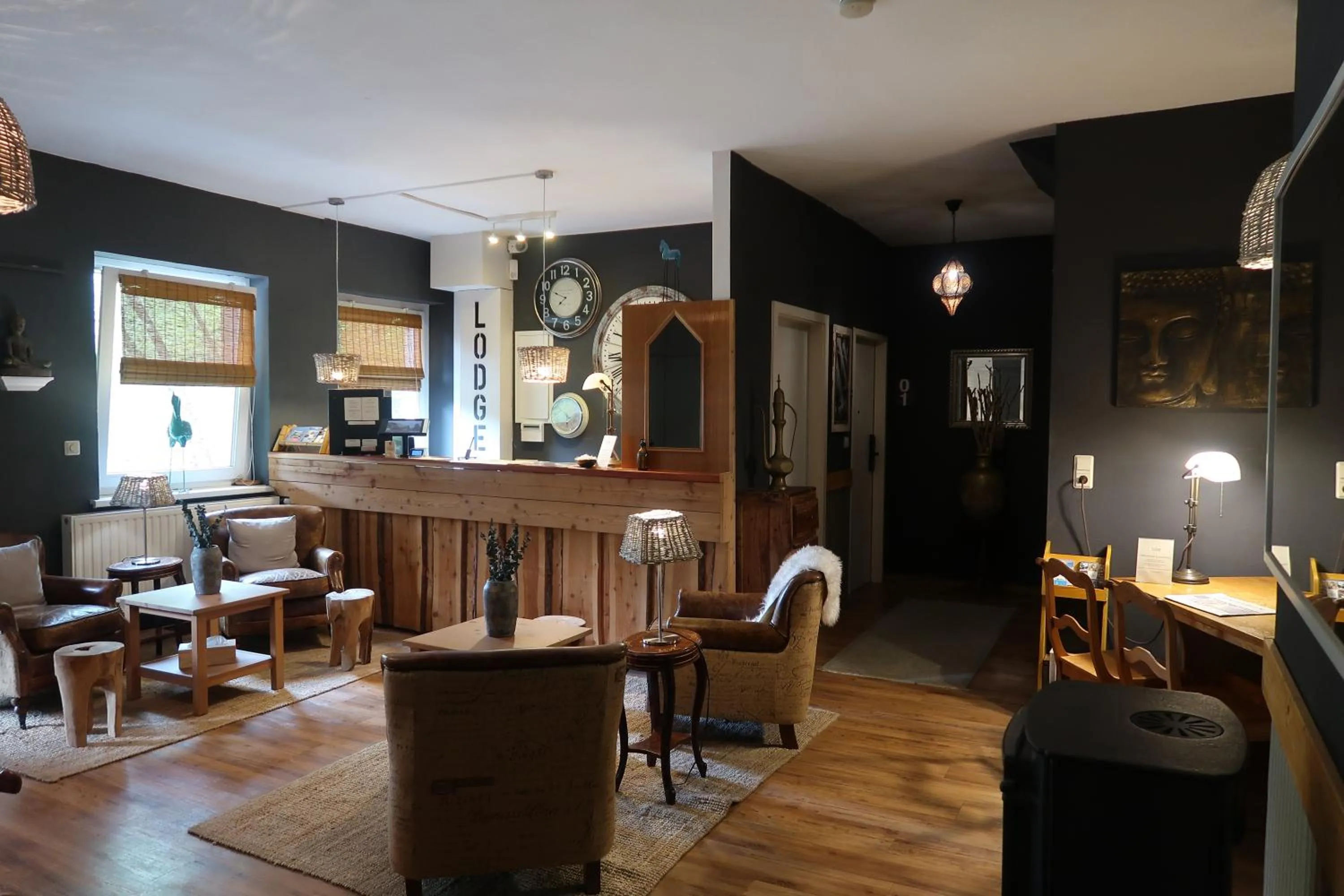 Lobby or reception in Lodge Seaside Boutique Hotel