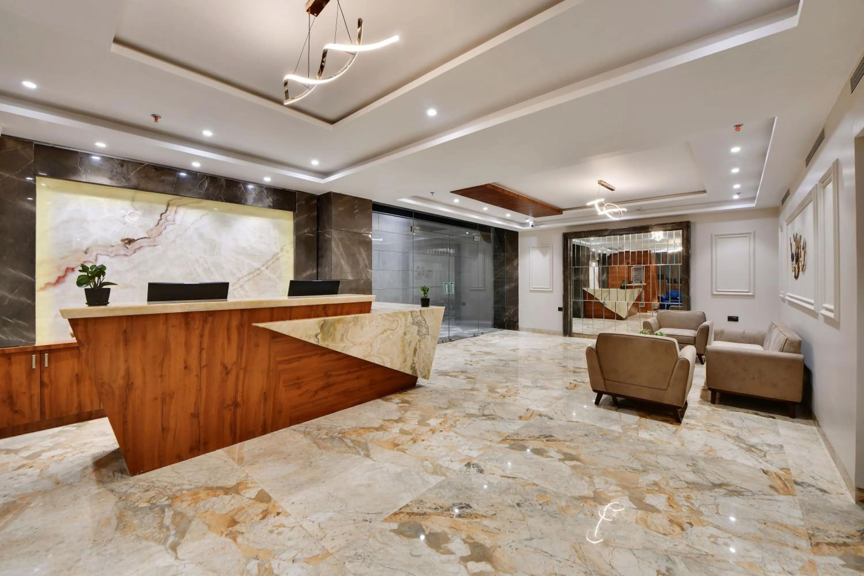 Lobby or reception in The Fern Residency Ajmer